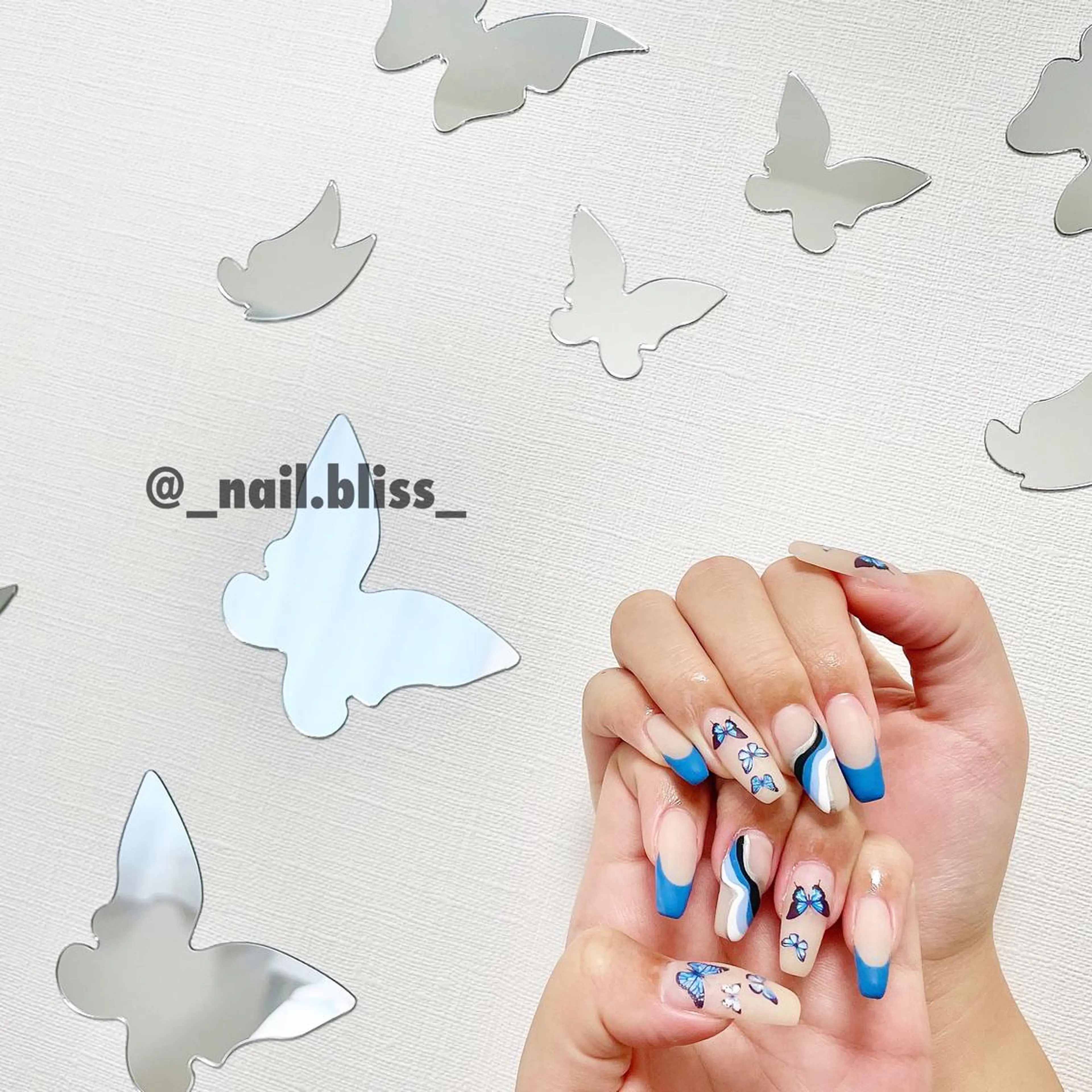 ネイル フレンチネイル マットネイル ハンドネイル NAIL BLISSのネイルデザイン