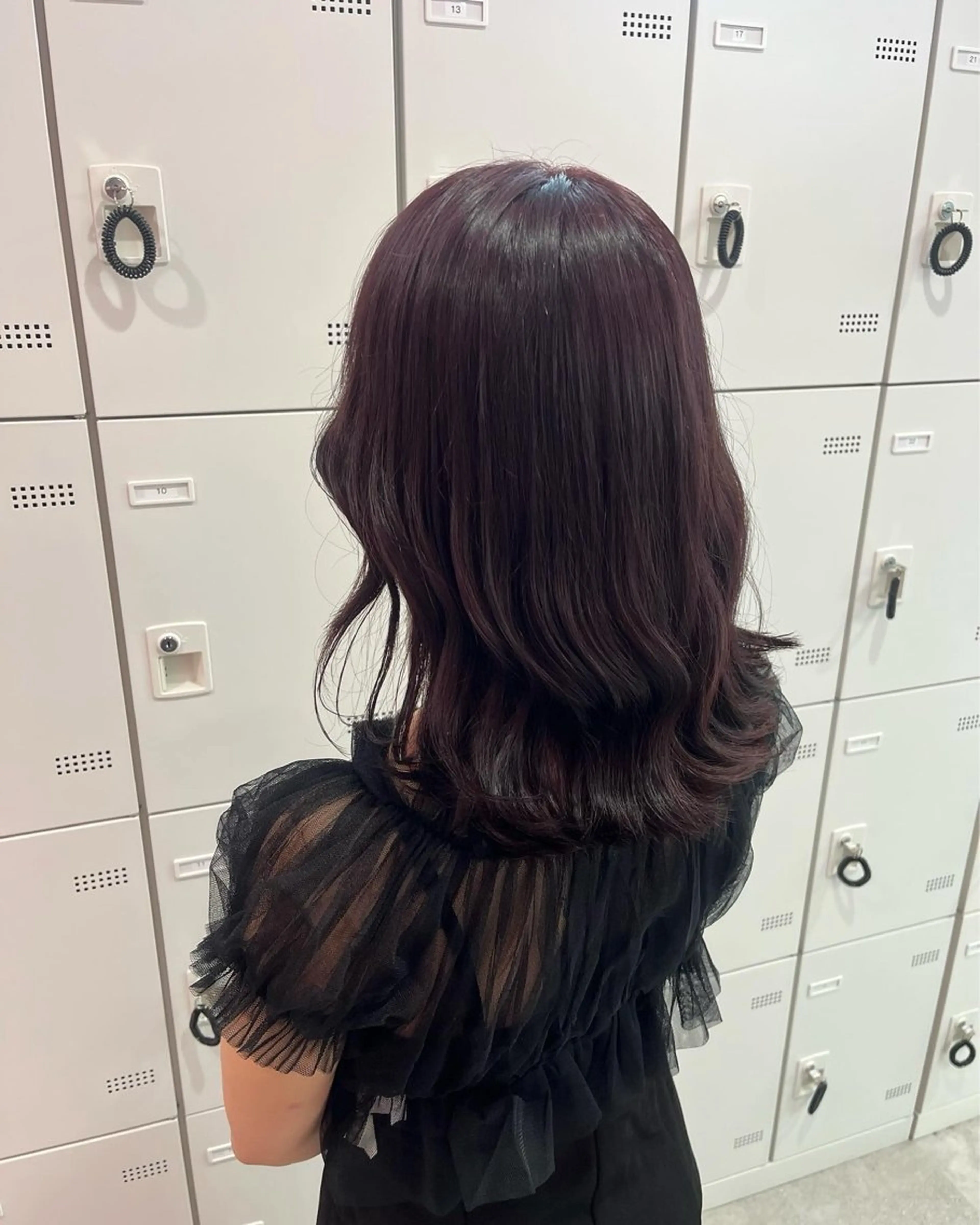 ミディアム カラー みう/仙台/暖色/ 艶髪/顔周りカット/のヘアスタイル