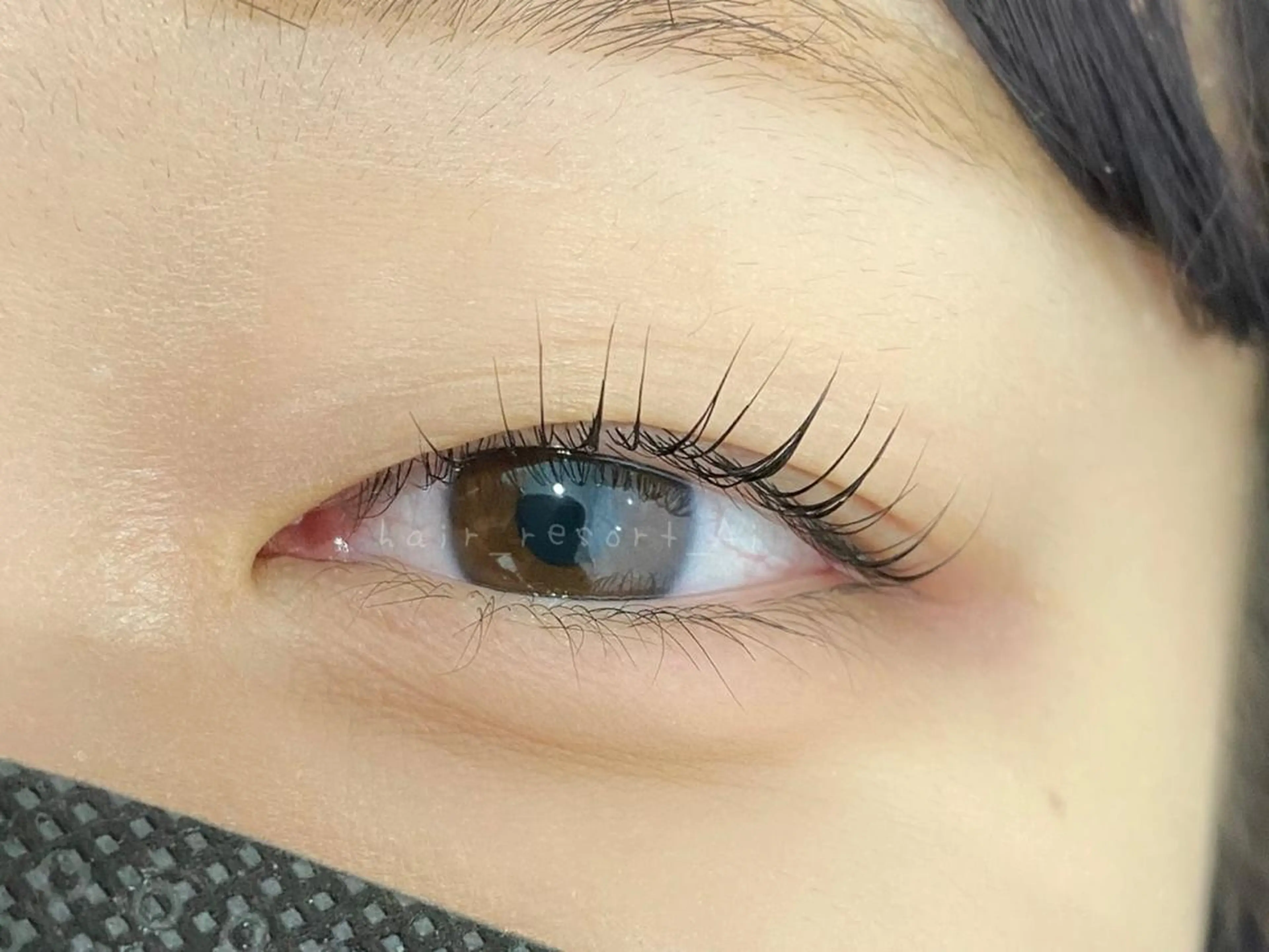 マツエク・マツパ パリジェンヌラッシュリフト 一重×まつ毛パーマ RIFARE代々木 北井のマツエク・マツパデザイン