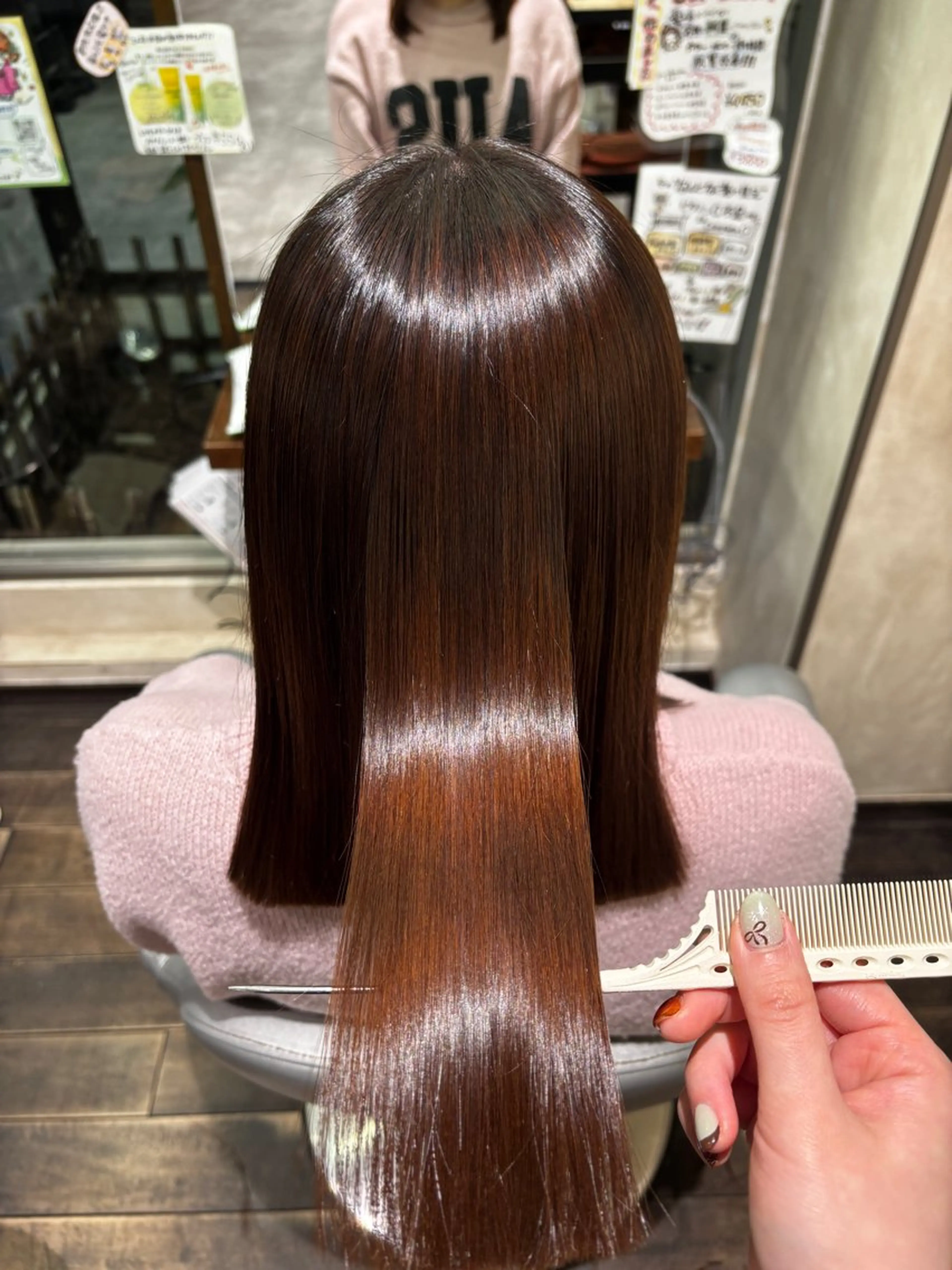 ユーアンボワーズ 山中のヘアスタイル