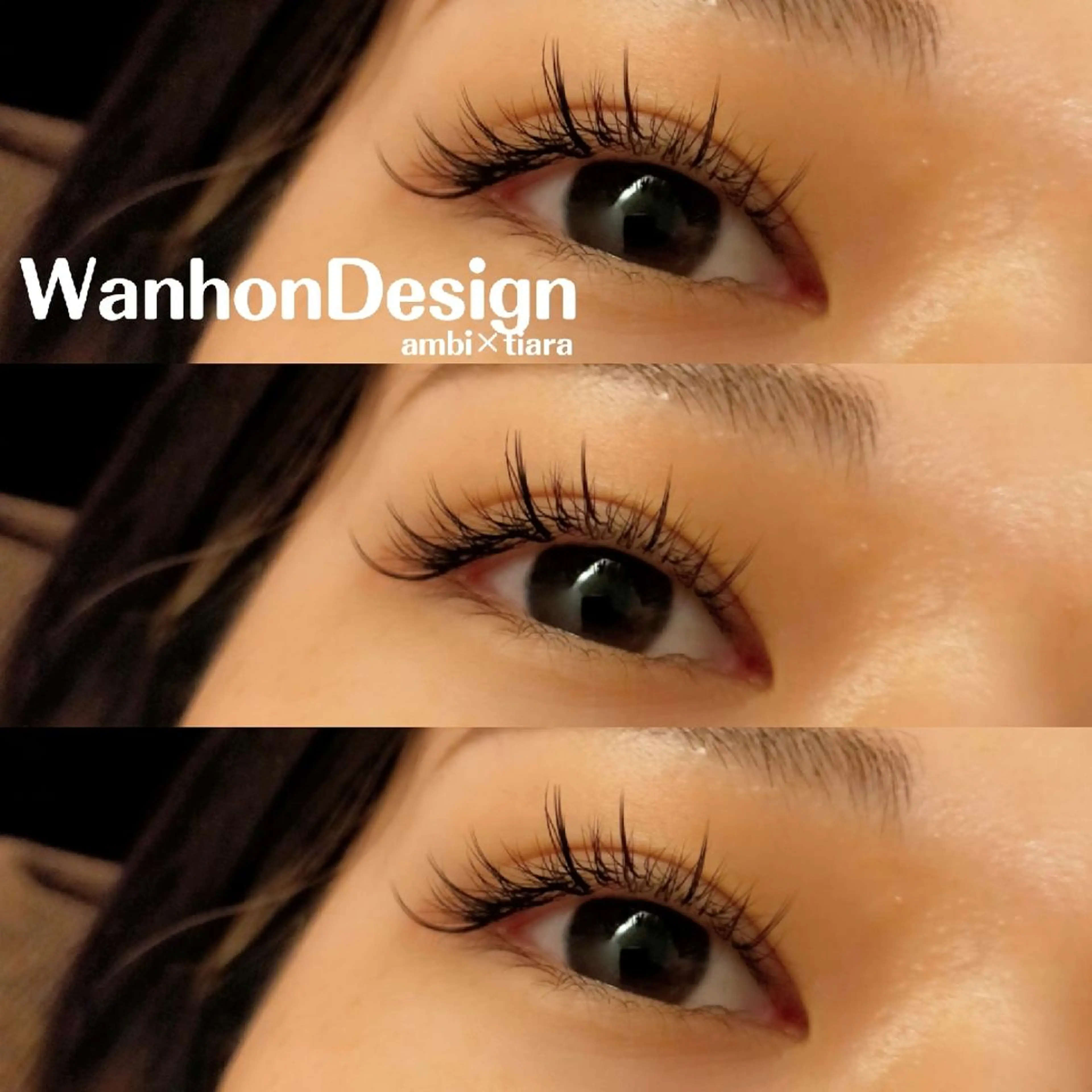 マツエク・マツパ ナチュラル ワンホンマツエク ambi×tiara NAOKAのマツエク・マツパデザイン