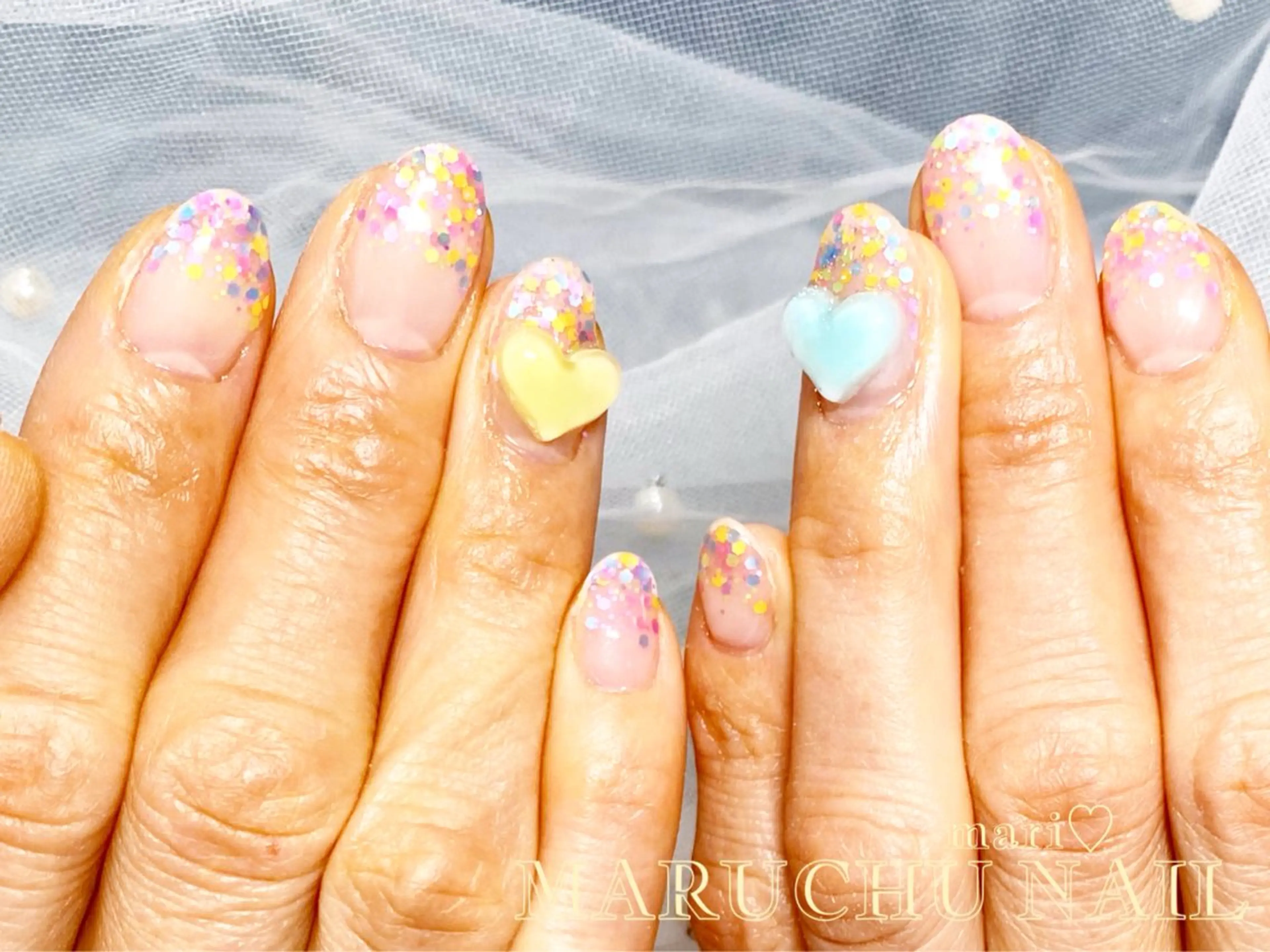 ネイル グラデーション 🦋✨ MARIKO✨🦋のネイルデザイン