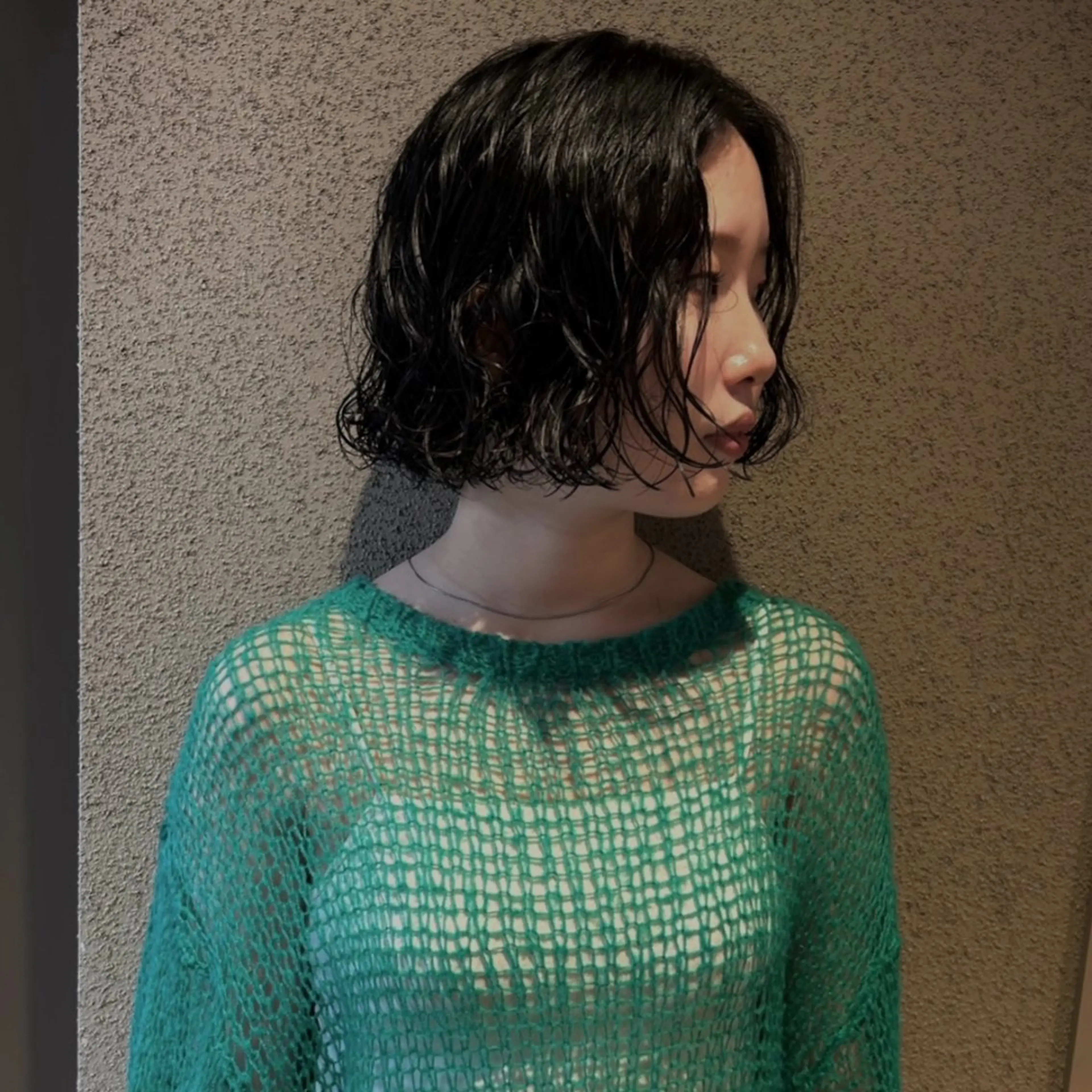 ミディアム パーマ ミディアムパーマ カット パーマ niina suzukiのヘアスタイル