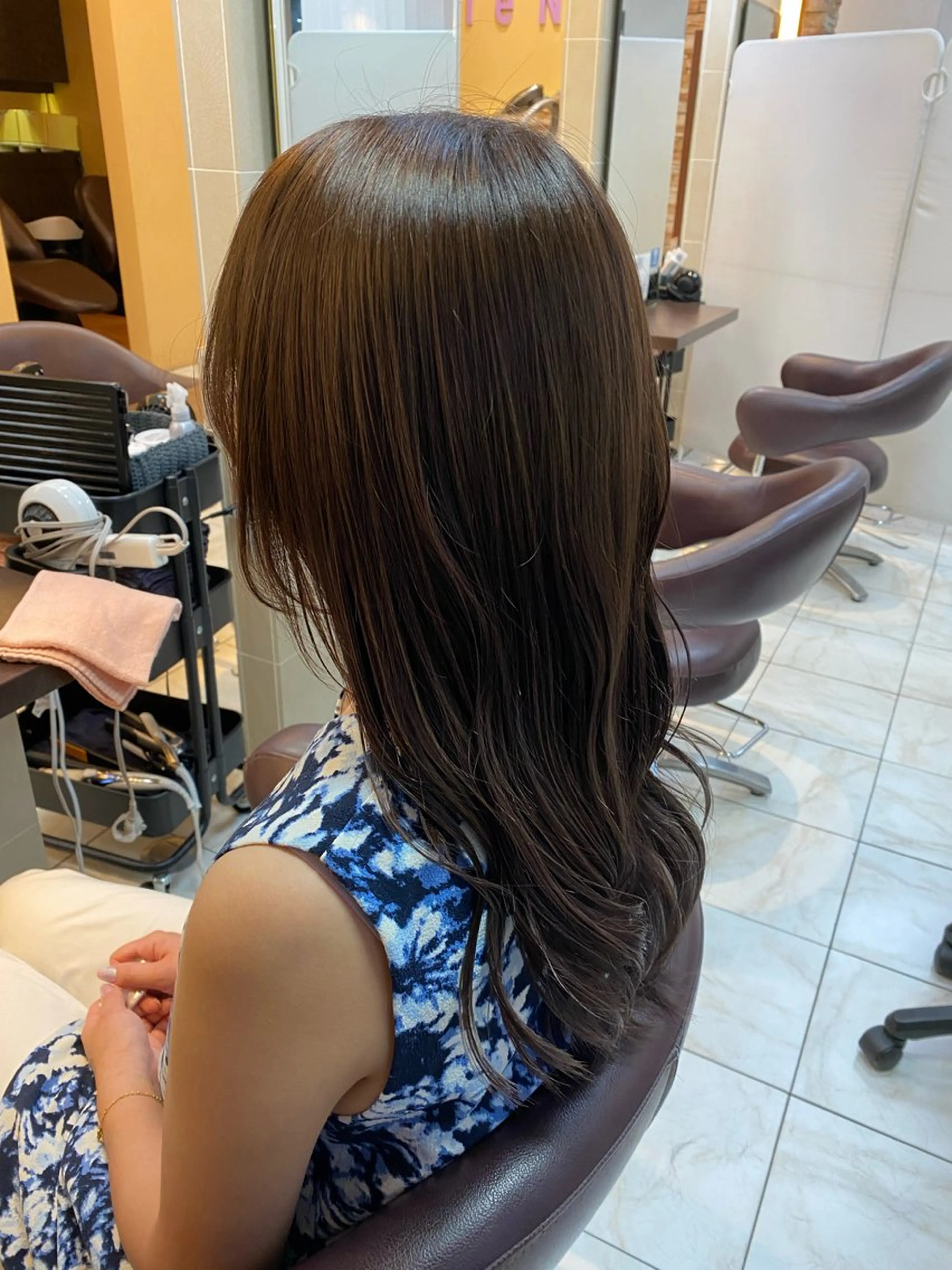 ロング ⭐️透明感カラー/ パーマ⭐️宮野翔のヘアスタイル