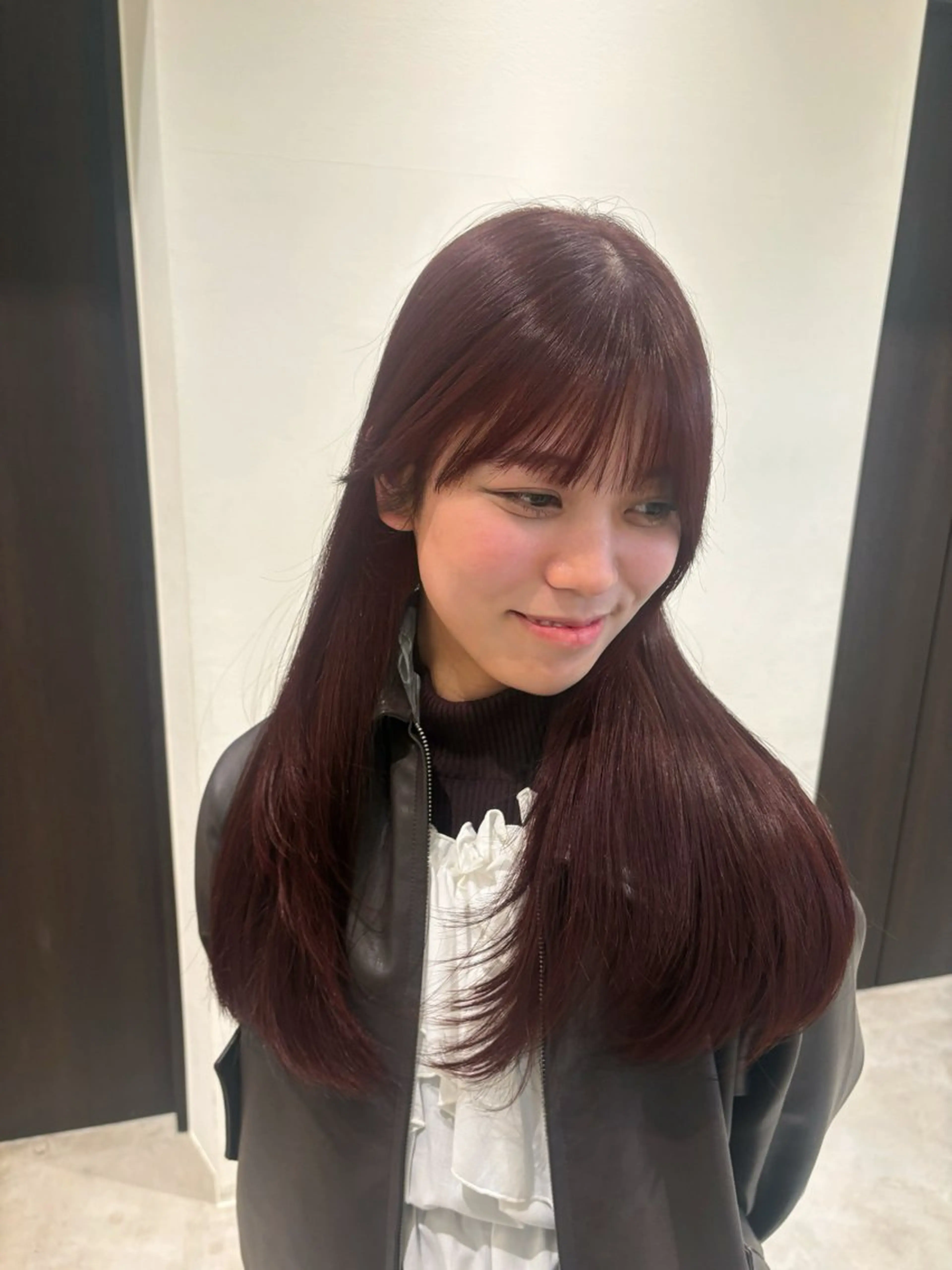 ロング カラー カット ヘアカラー 銀座/透明感カラー /縮毛矯正/うーのヘアスタイル