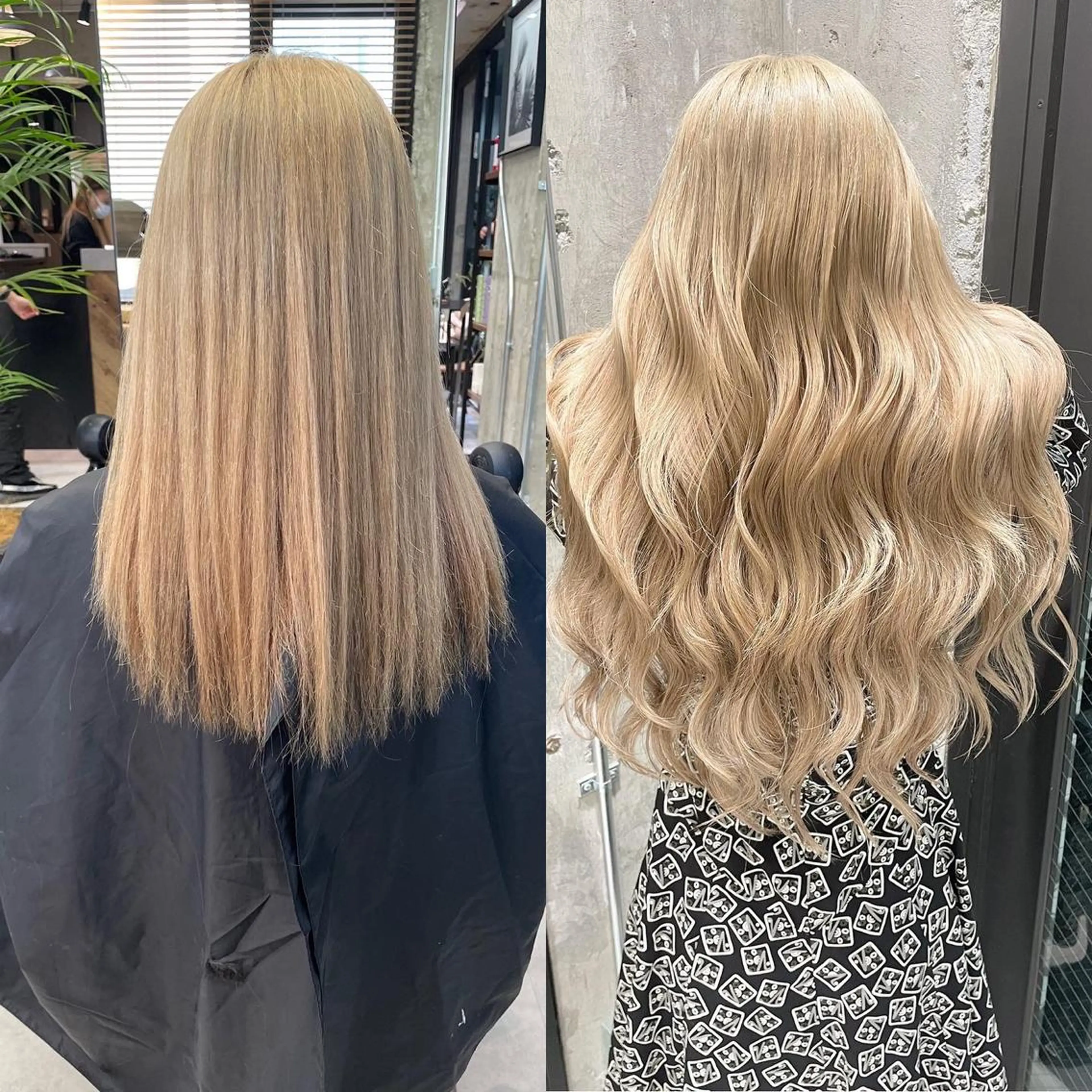 ロング カラー ヘアアレンジ エクステ TATSUYA アートディレクターのヘアスタイル