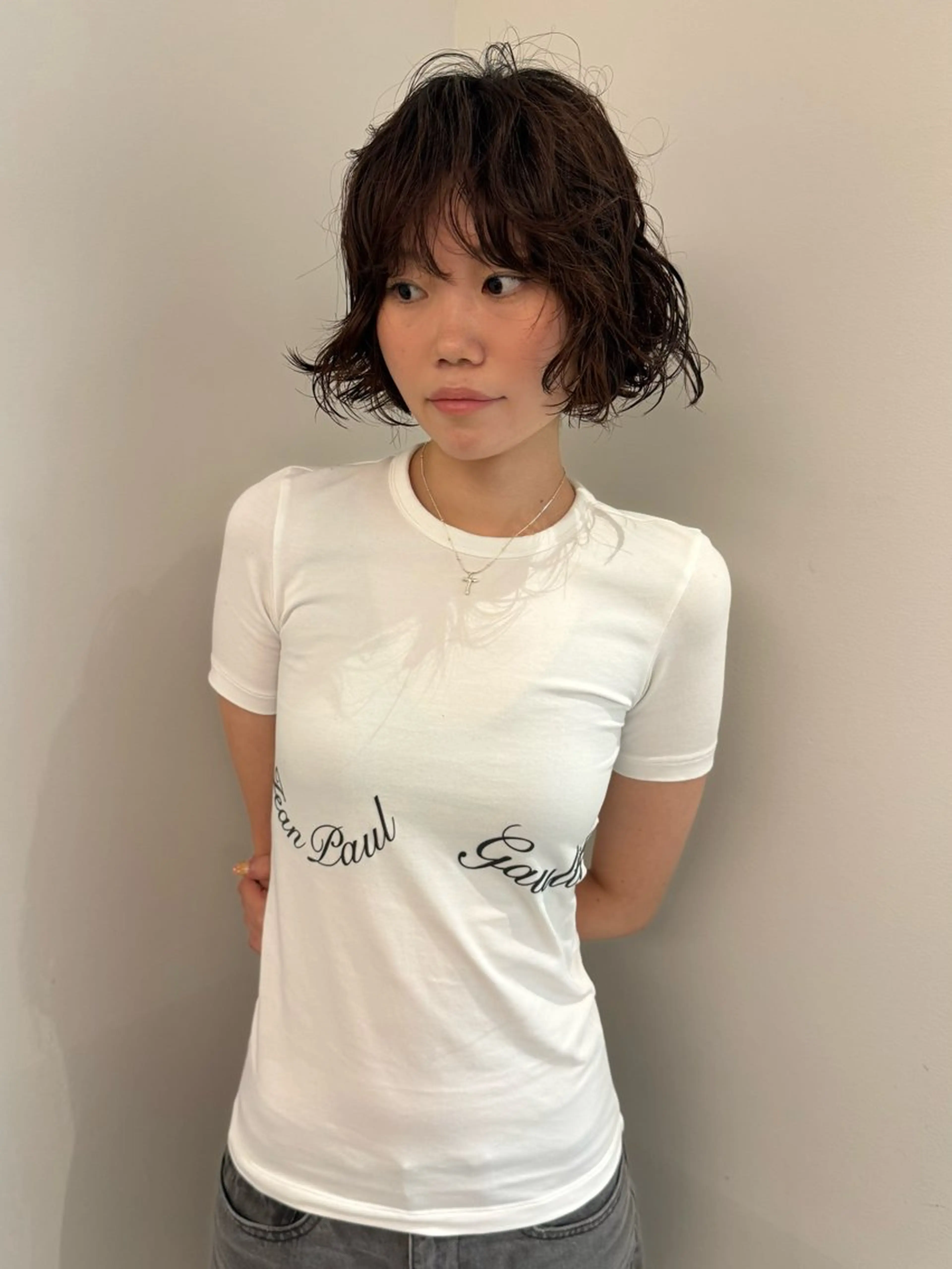 ショート パーマ カット パーマ misa___boo MISAのヘアスタイル