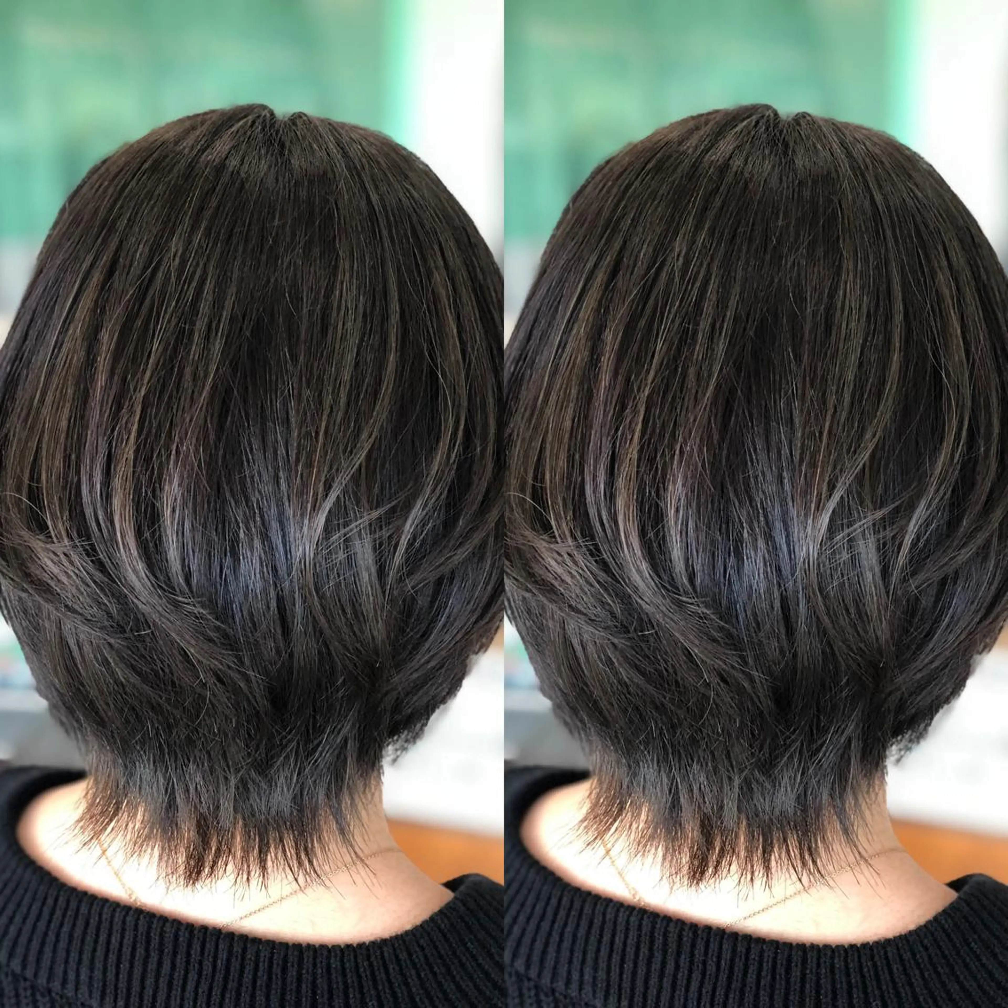 ミディアム カラー グレージュ ハイライトカラー カーキグレージュ ハイライト Snaly カラー特化ページのヘアスタイル