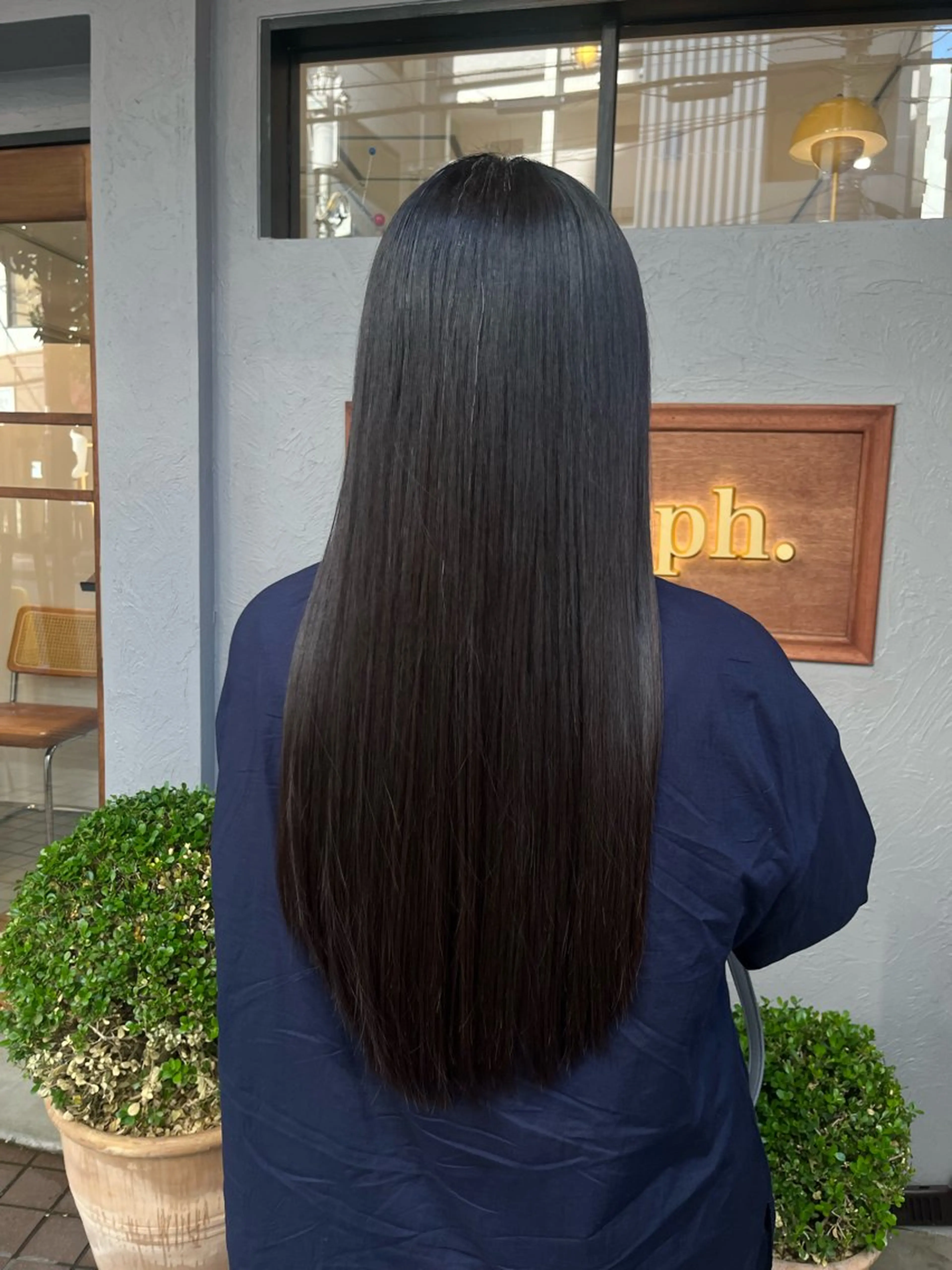 ロング 原口 桃歌のヘアスタイル