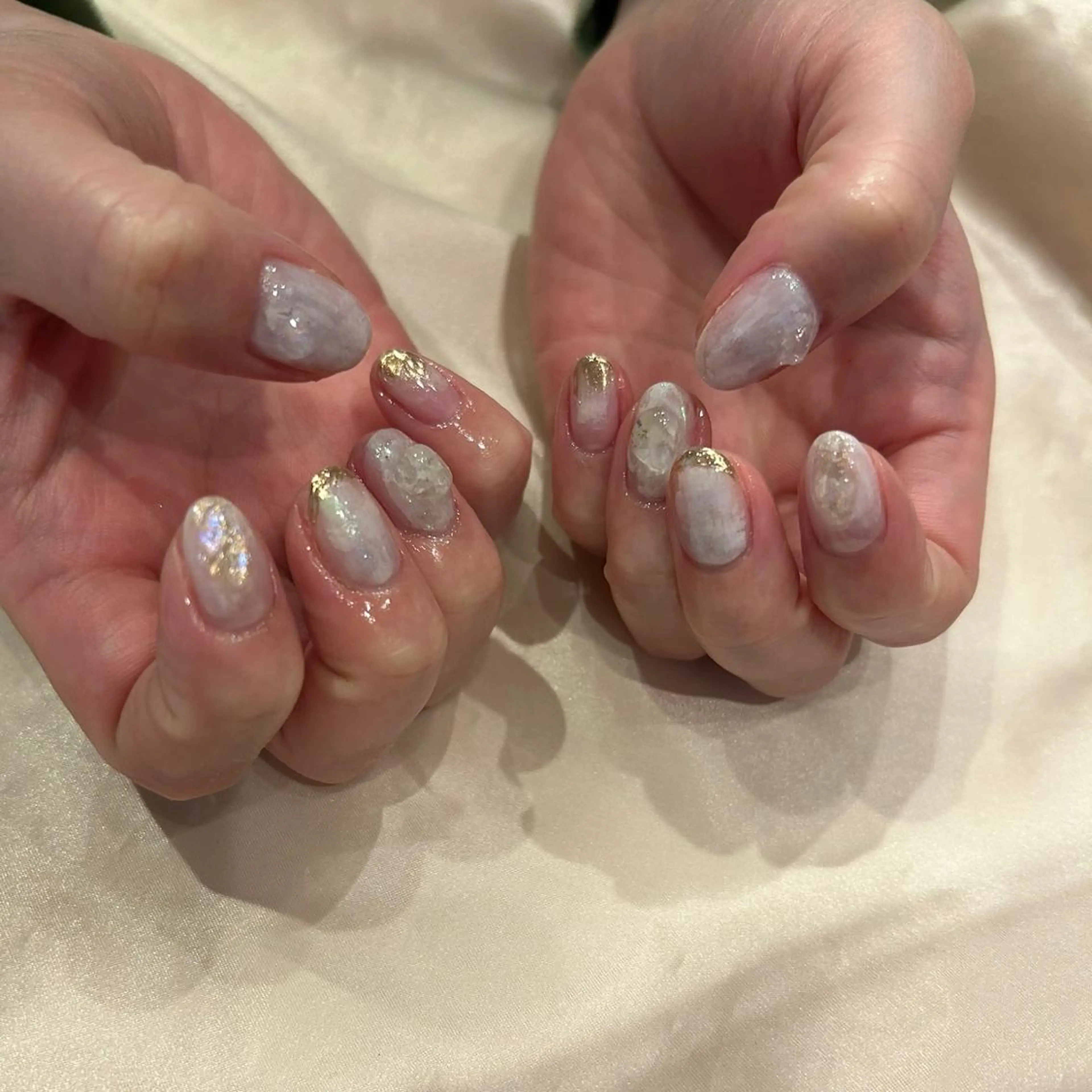 ネイル パラあり！フィルイン 美フォルムのネイルデザイン