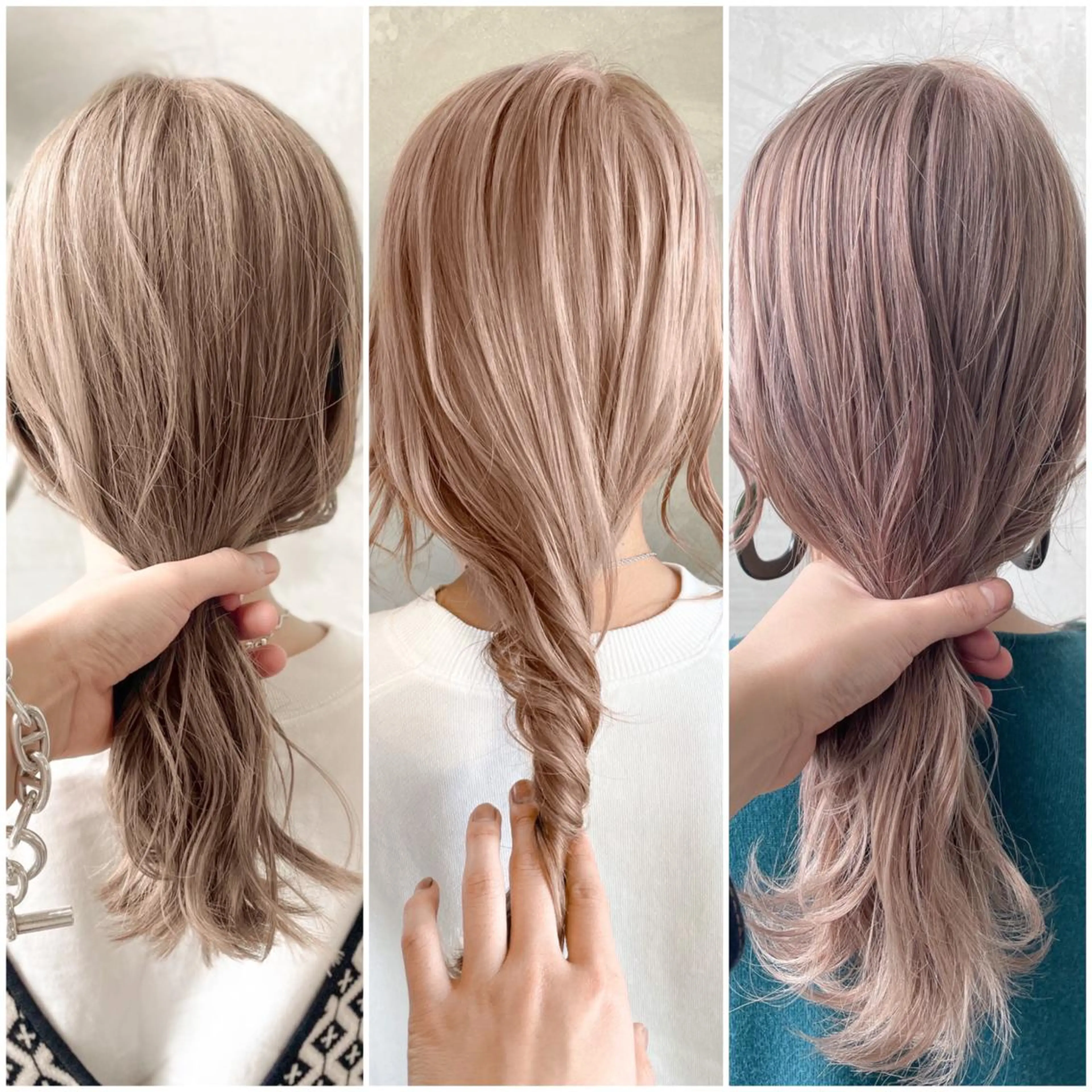 ミディアム カラー 韓国ヘア 店長NEGIのヘアスタイル