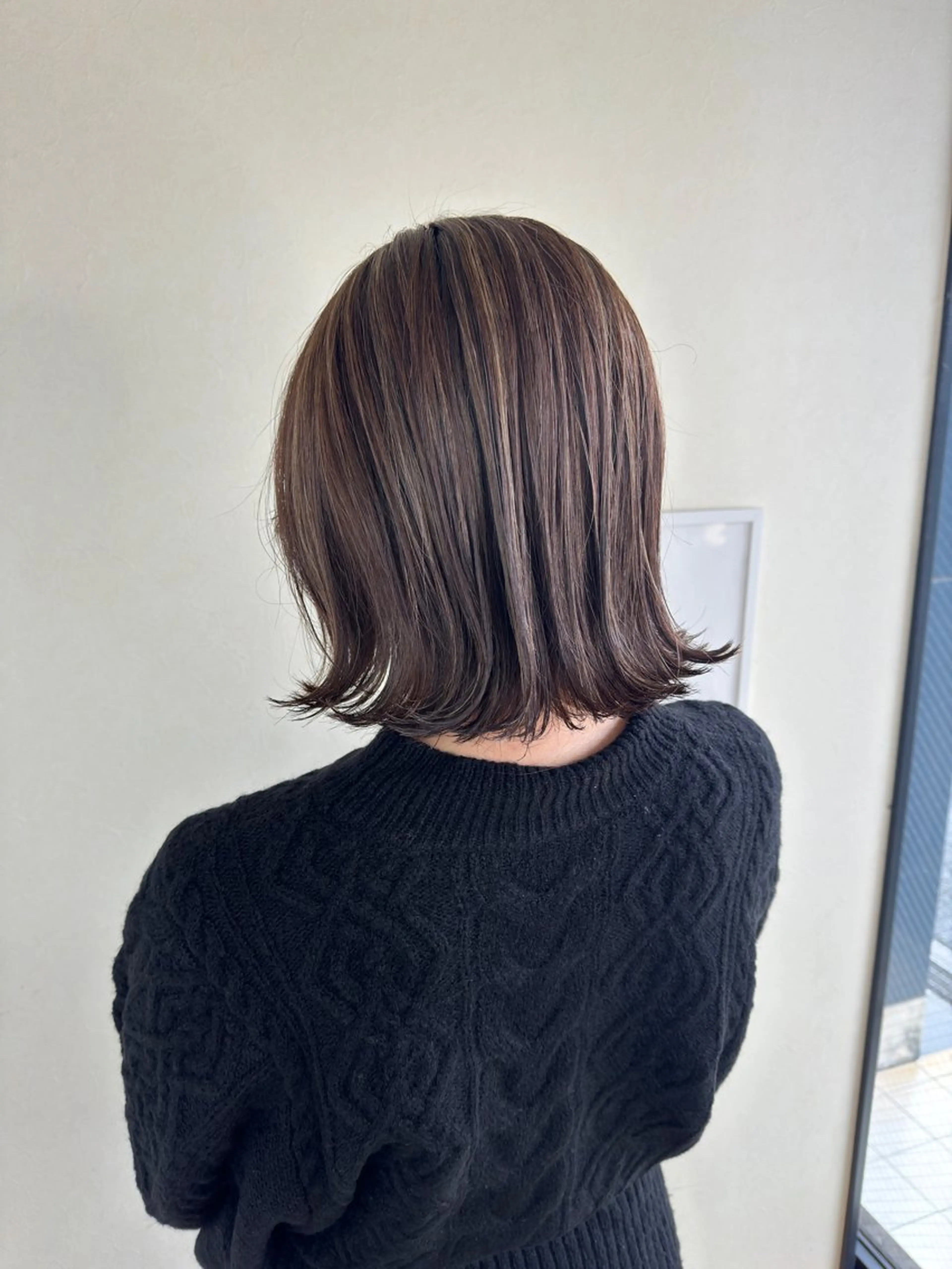 ショート カラー ベージュカラー ハイライトカラー ハイライト カット ヘアカラー トリートメント ハイライトカラー✨ グレージュ✨鎌倉光洋のヘアスタイル