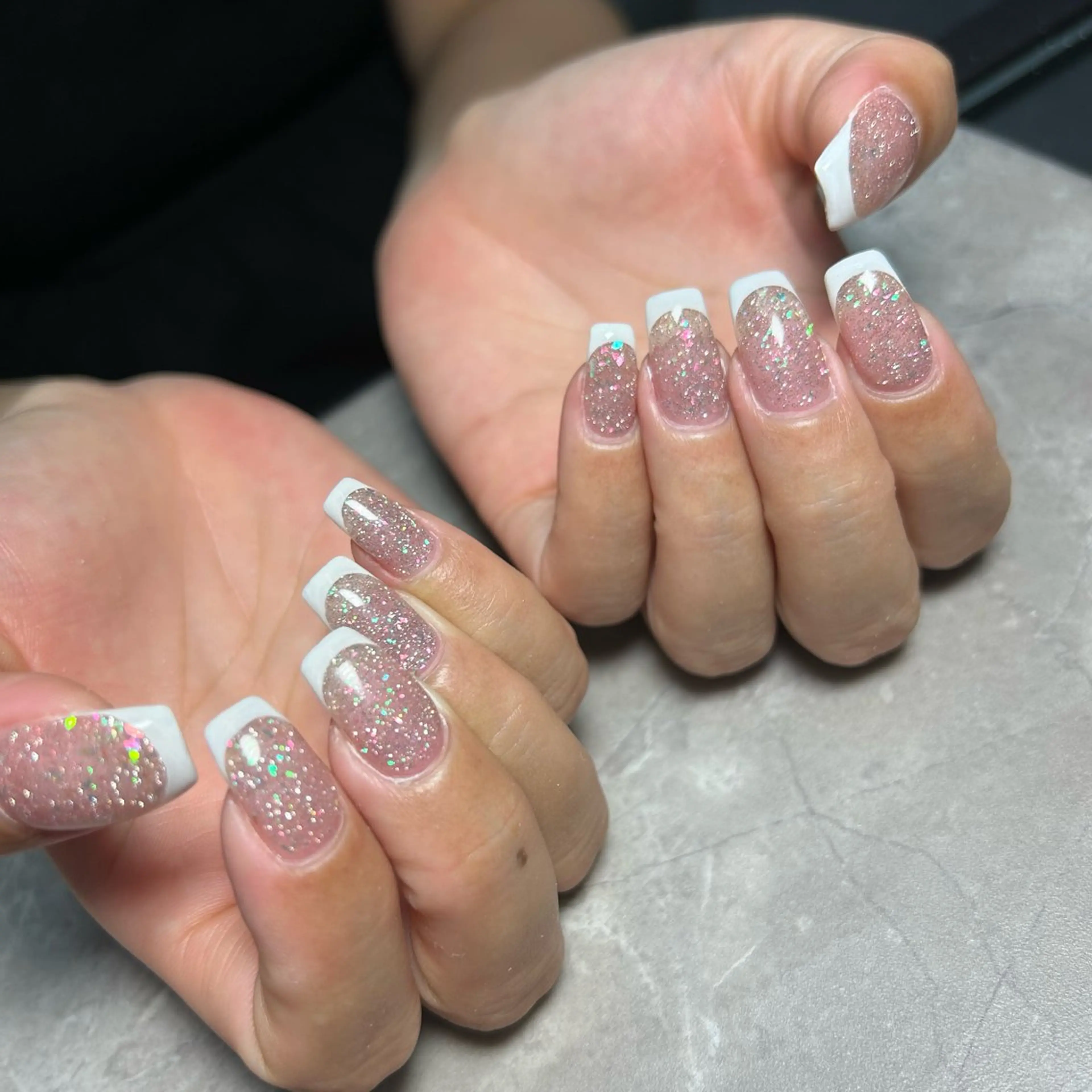 ネイル フラッシュネイル フレンチネイル Lulea nailのネイルデザイン