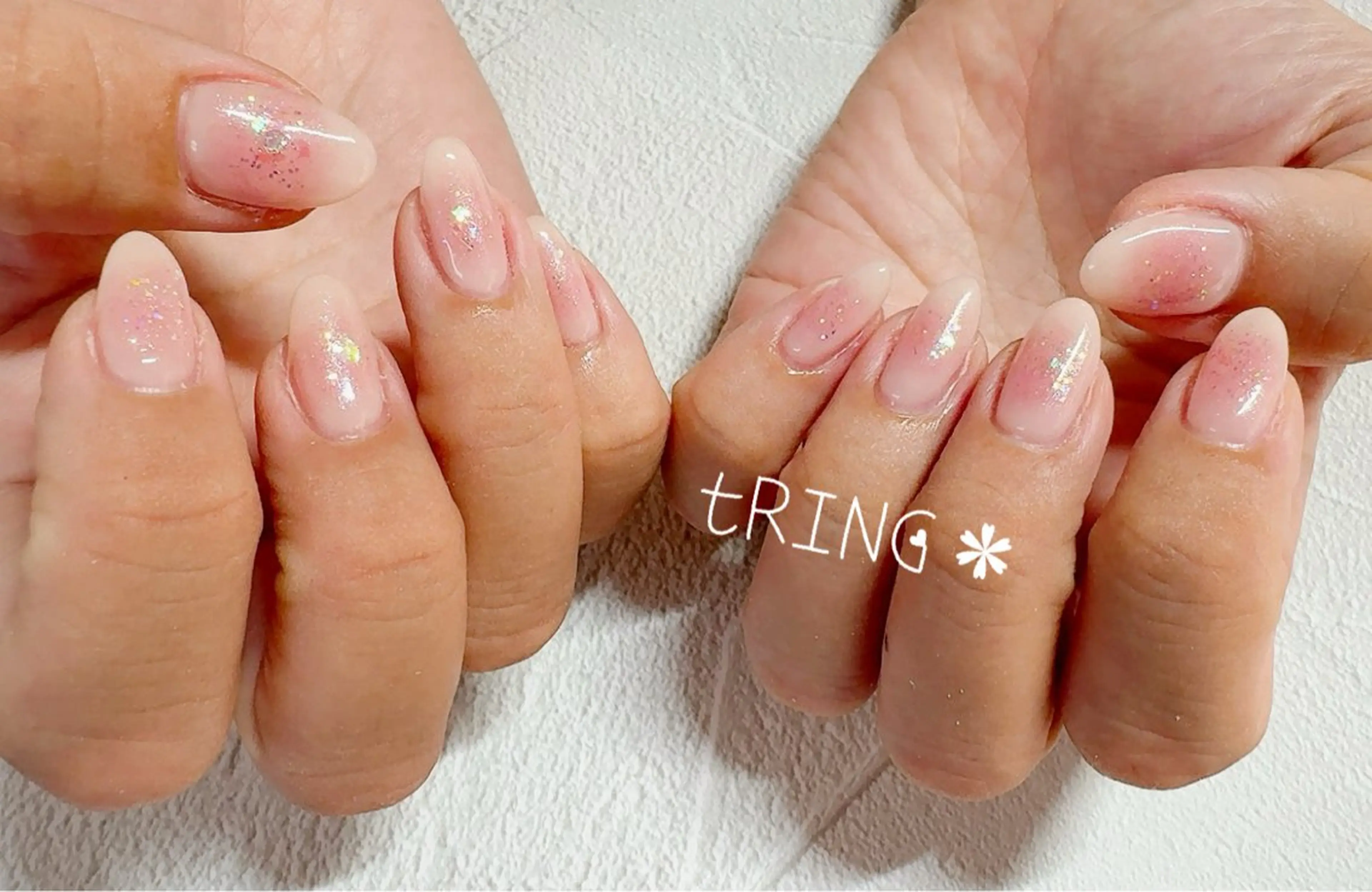 ネイル ハンドネイル tRING＊ しいの木台のネイルデザイン
