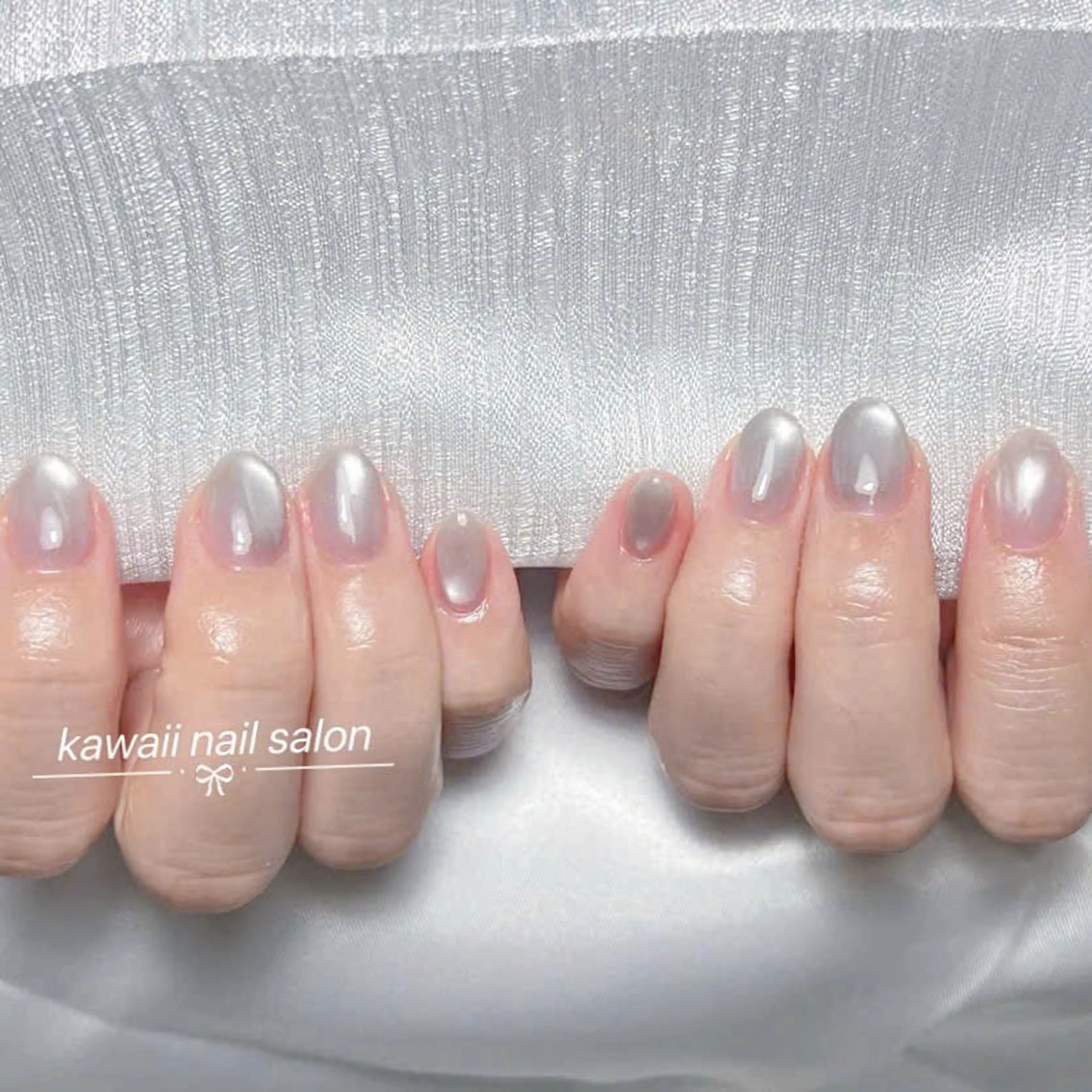 ネイル チークネイル ドット フットネイル フレンチネイル グラデーション Kawaii _Nailのネイルデザイン