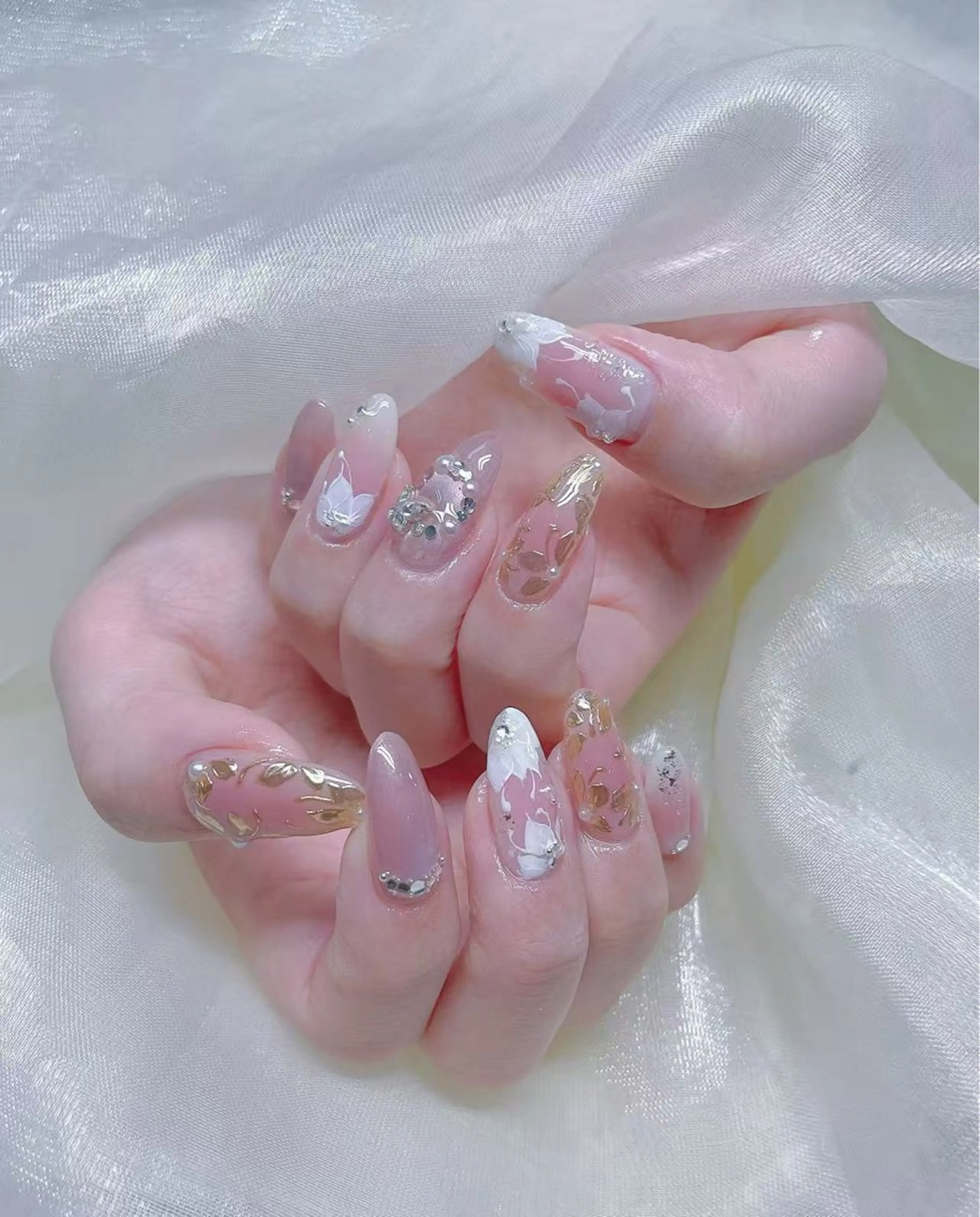 ネイル ラベンダー💖日暮里 ルル💖ネイルのネイルデザイン