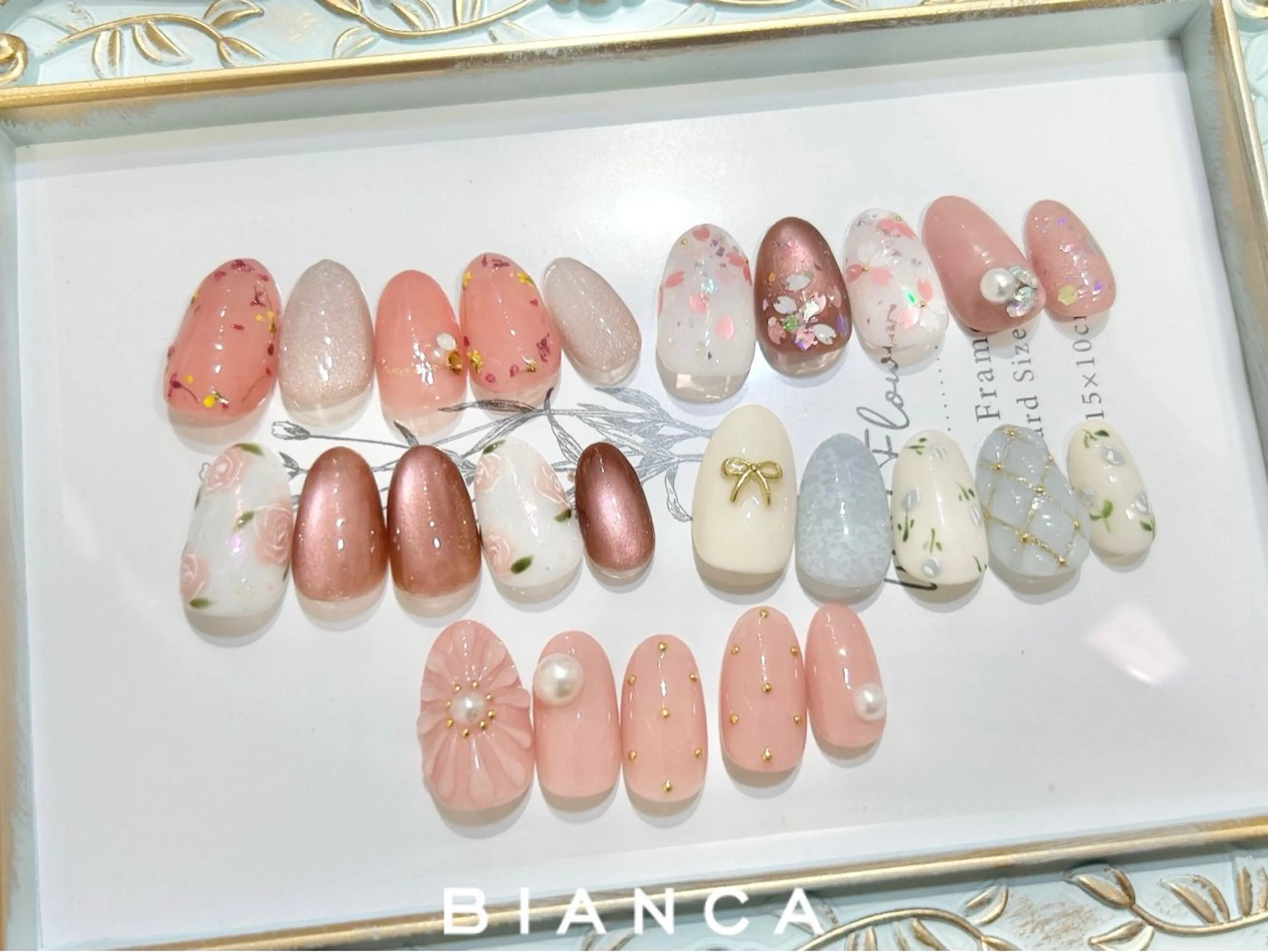 ネイル ハンドネイル Bianca栄店 みさとのネイルデザイン