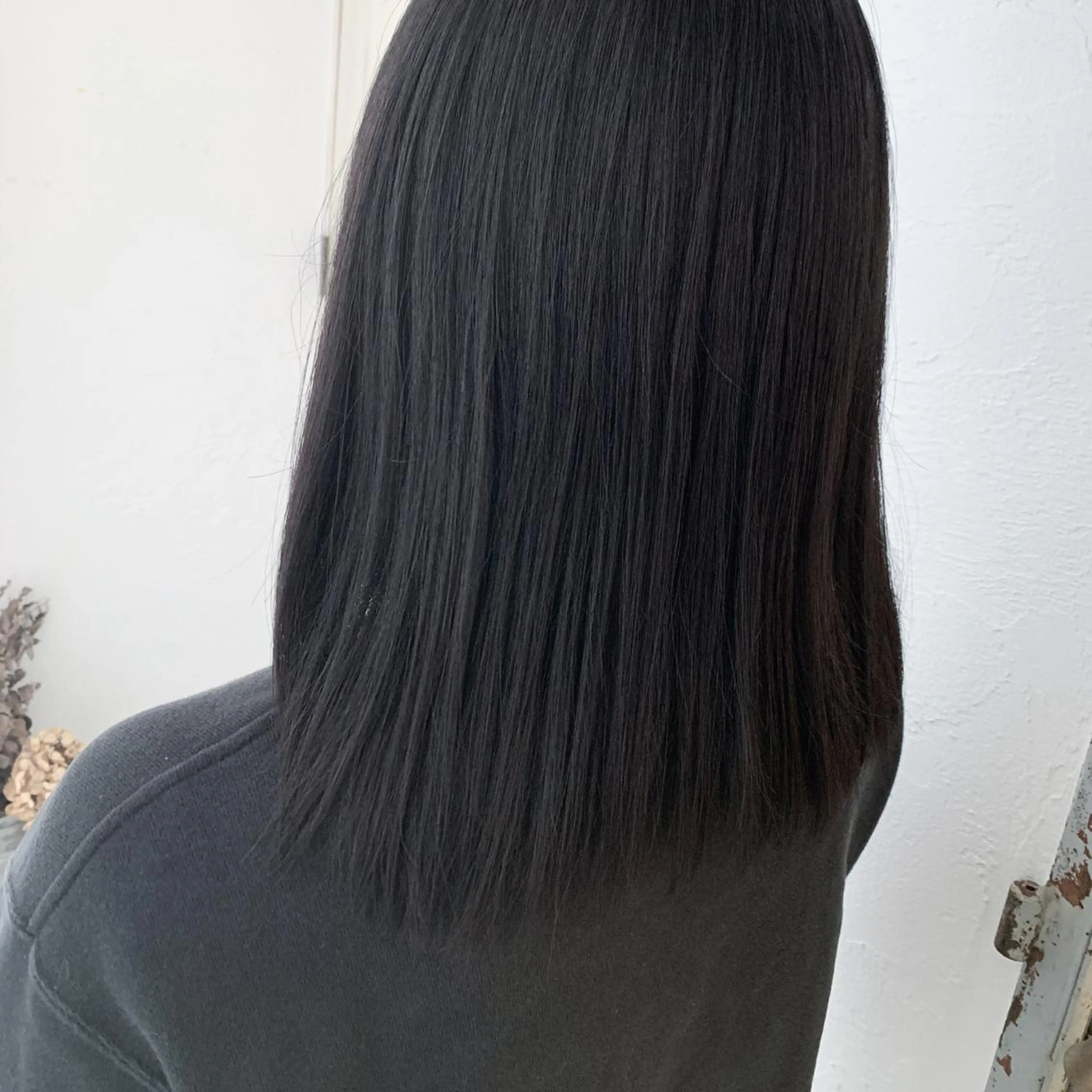 セミロング カラー カット ヘアカラー fio マナミのヘアスタイル