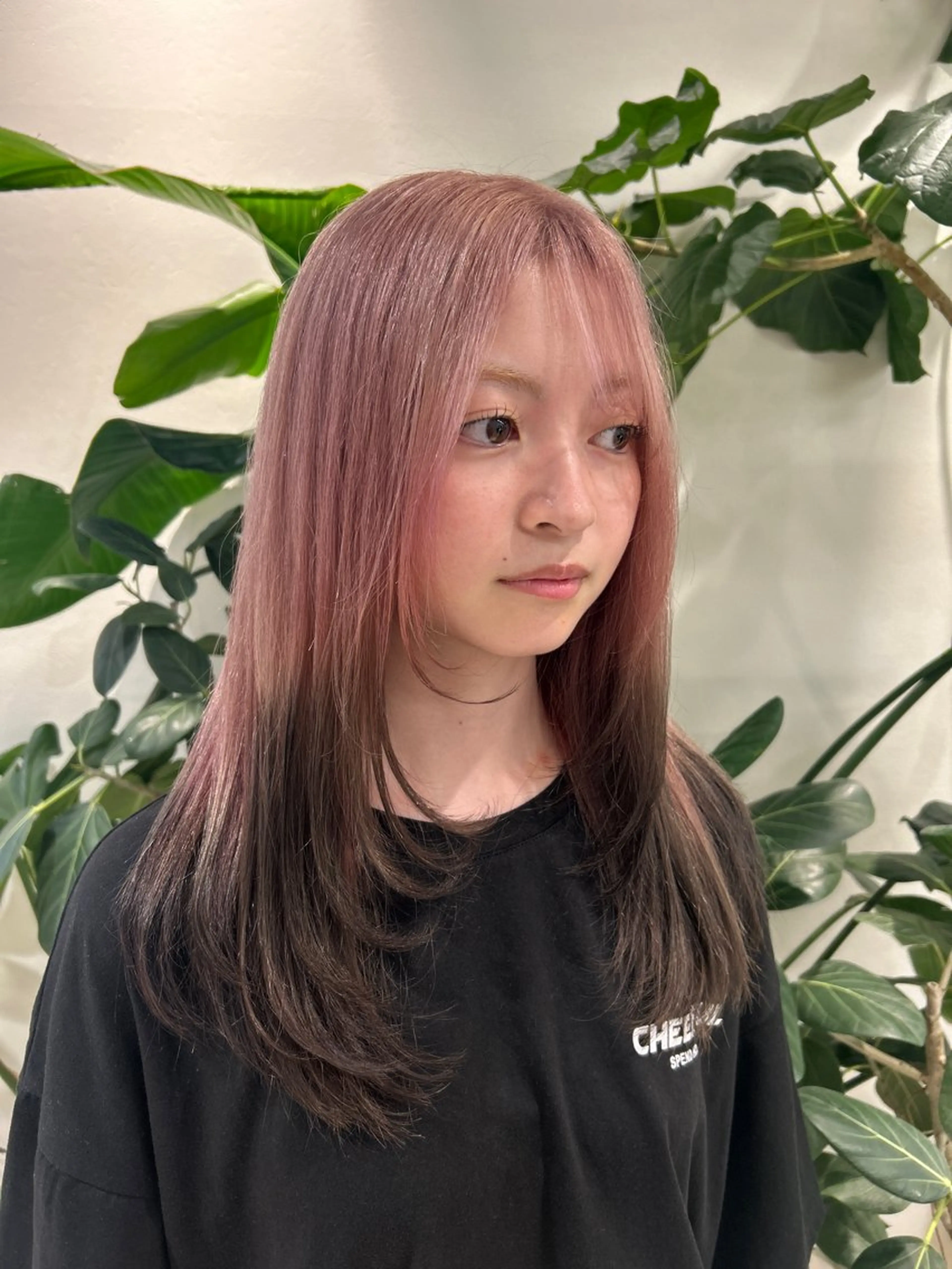 ロング カラー カット ヘアカラー トリートメント ハイトーン/エクステ /🎀YUINA🎀のヘアスタイル