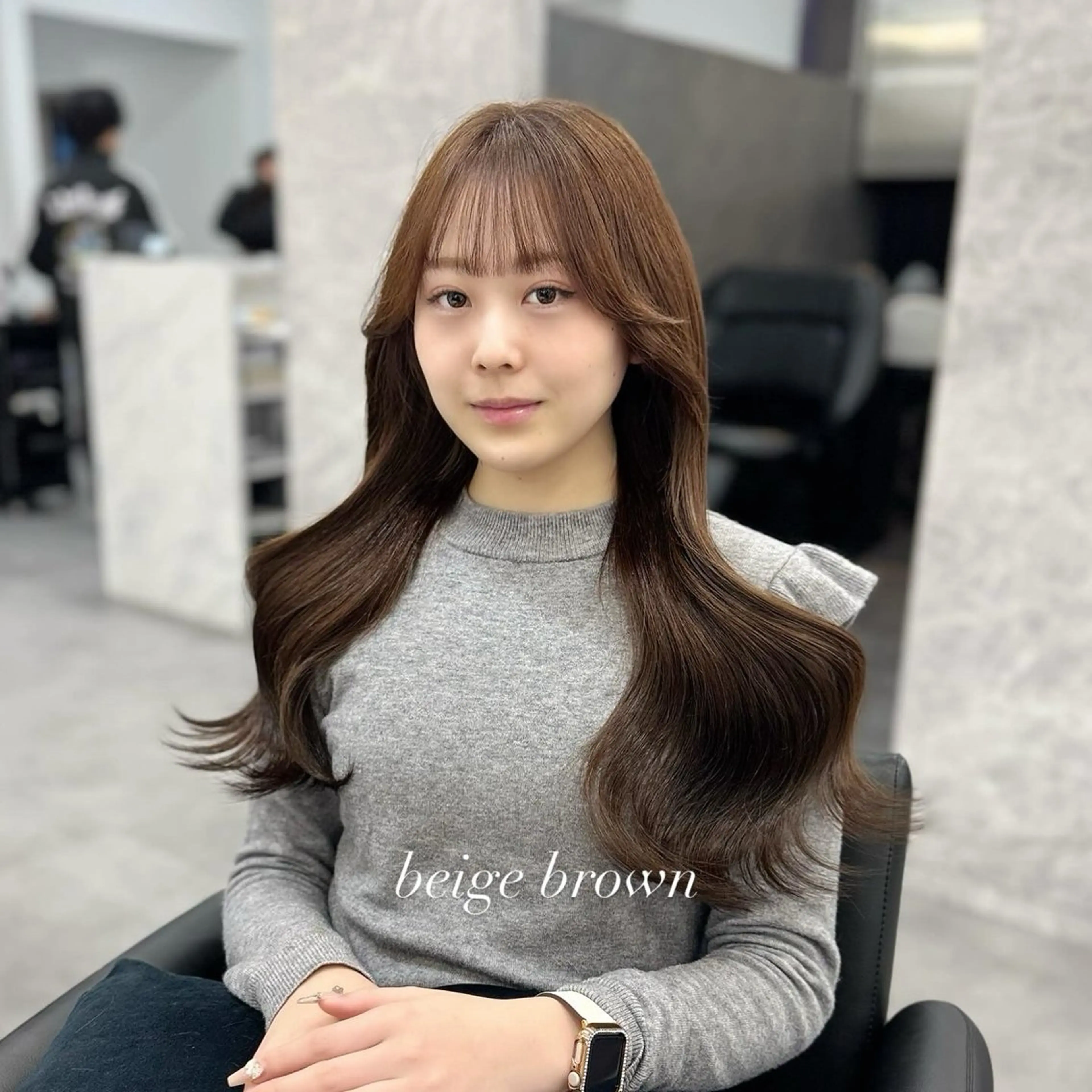 ロング 髪質改善韓国レイヤー SHIORI🦋のヘアスタイル