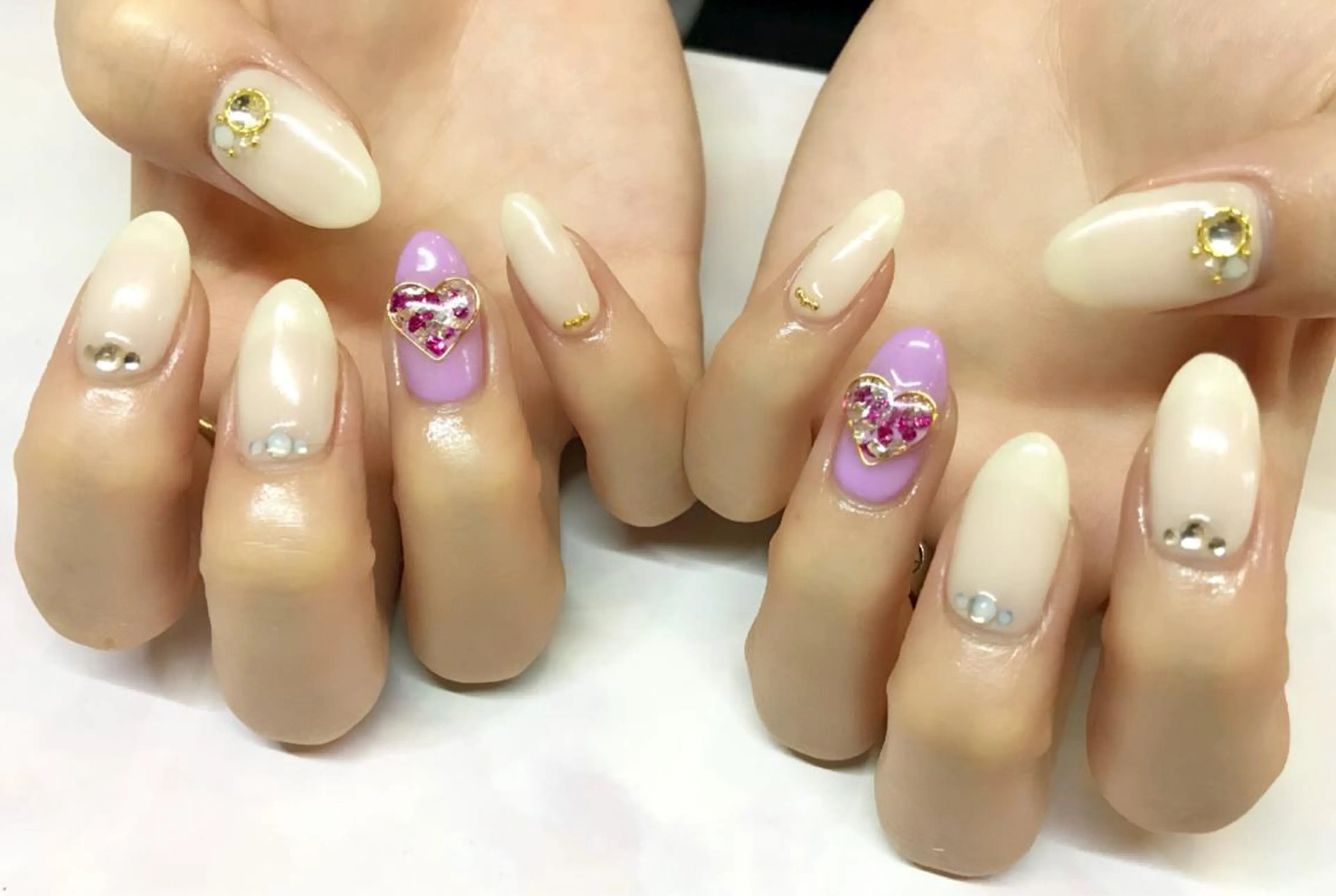 ネイル アートネイル 春ネイル Soeur ネイリストのネイルデザイン