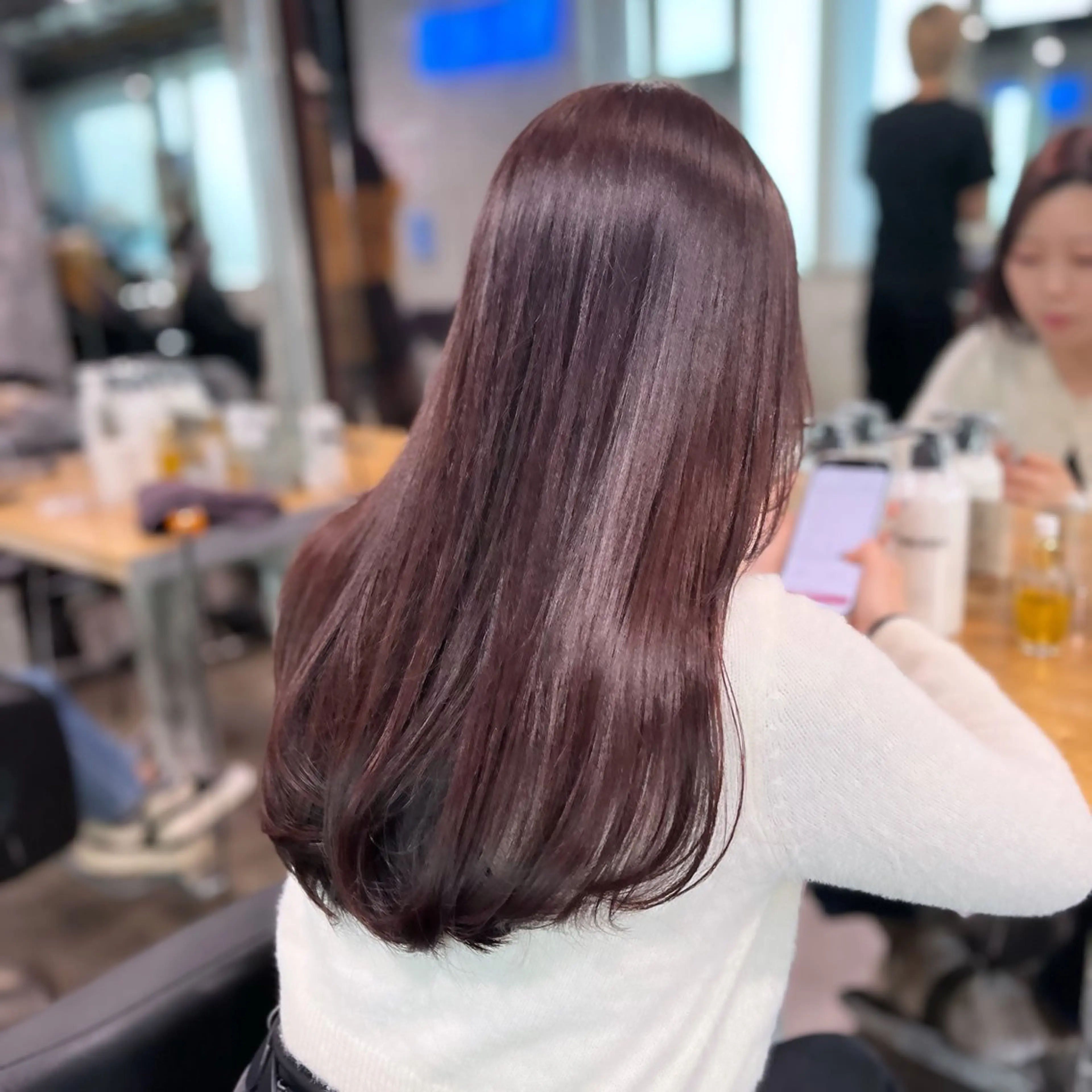 セミロング 似合わせhair🌷 momoのヘアスタイル