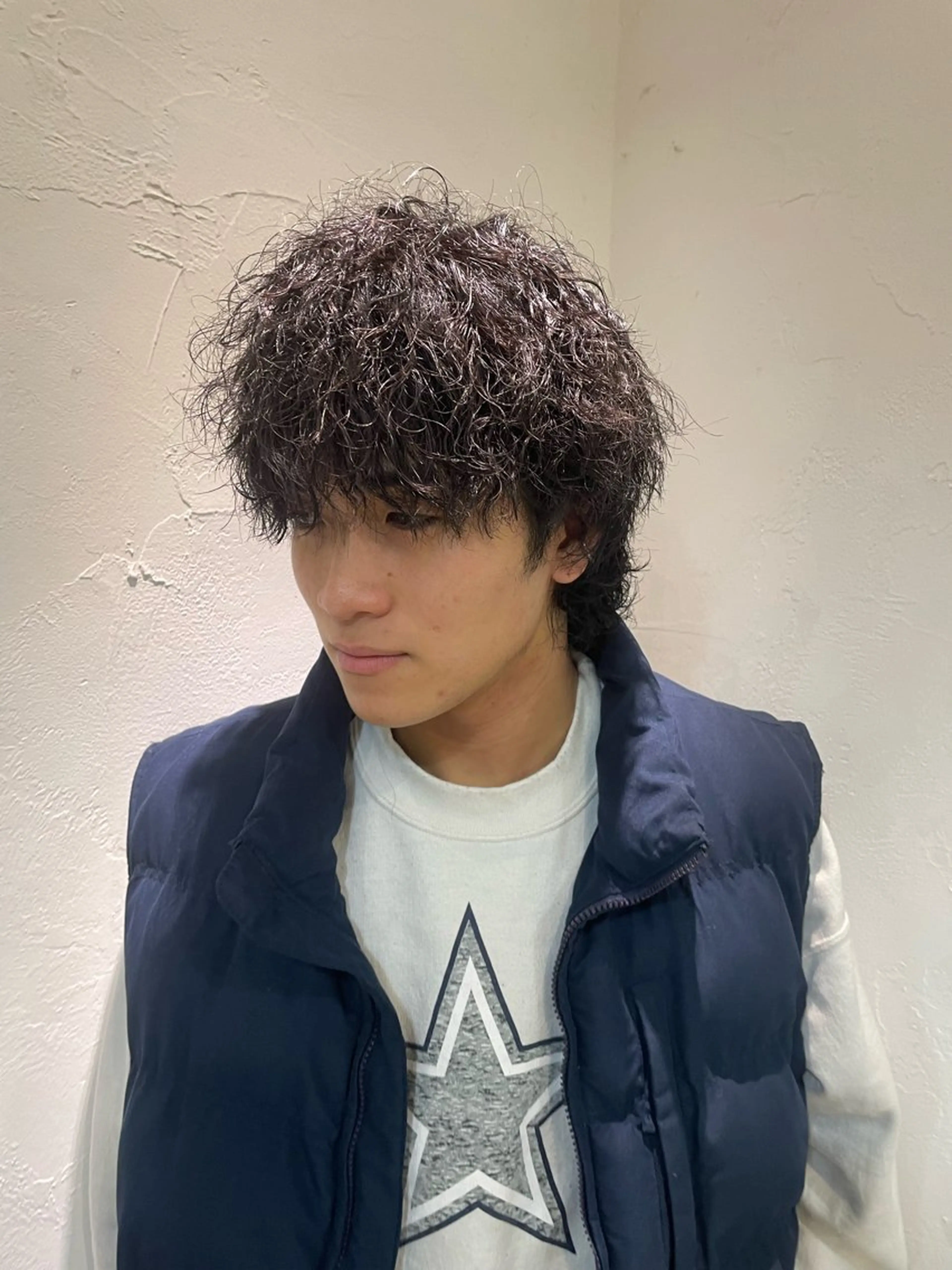 ショート カラー ケアパーマ/ケアブリ ーチdaisukeのヘアスタイル