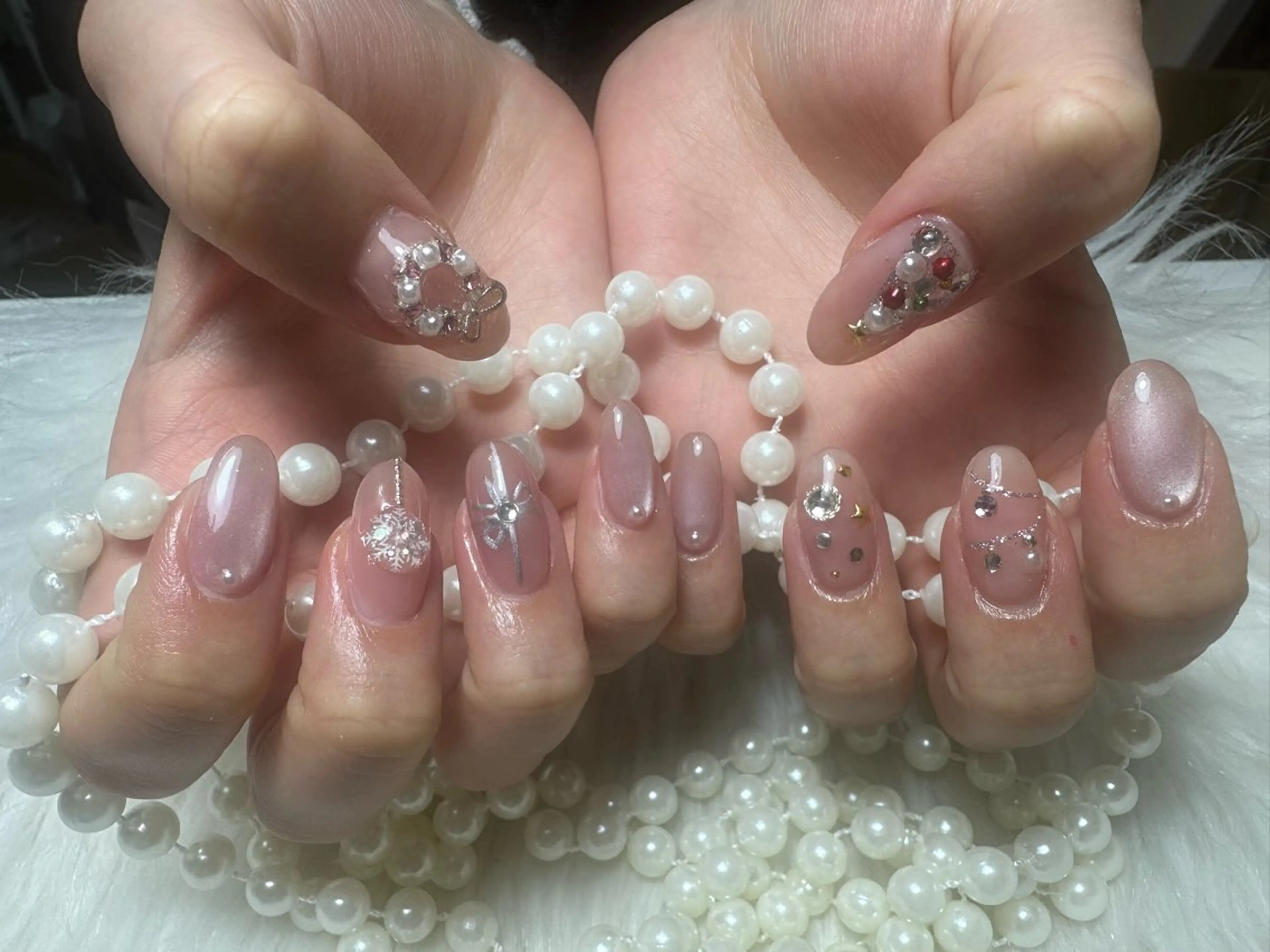 ネイル ハンドネイル kao nail マグネット/長さだしのネイルデザイン