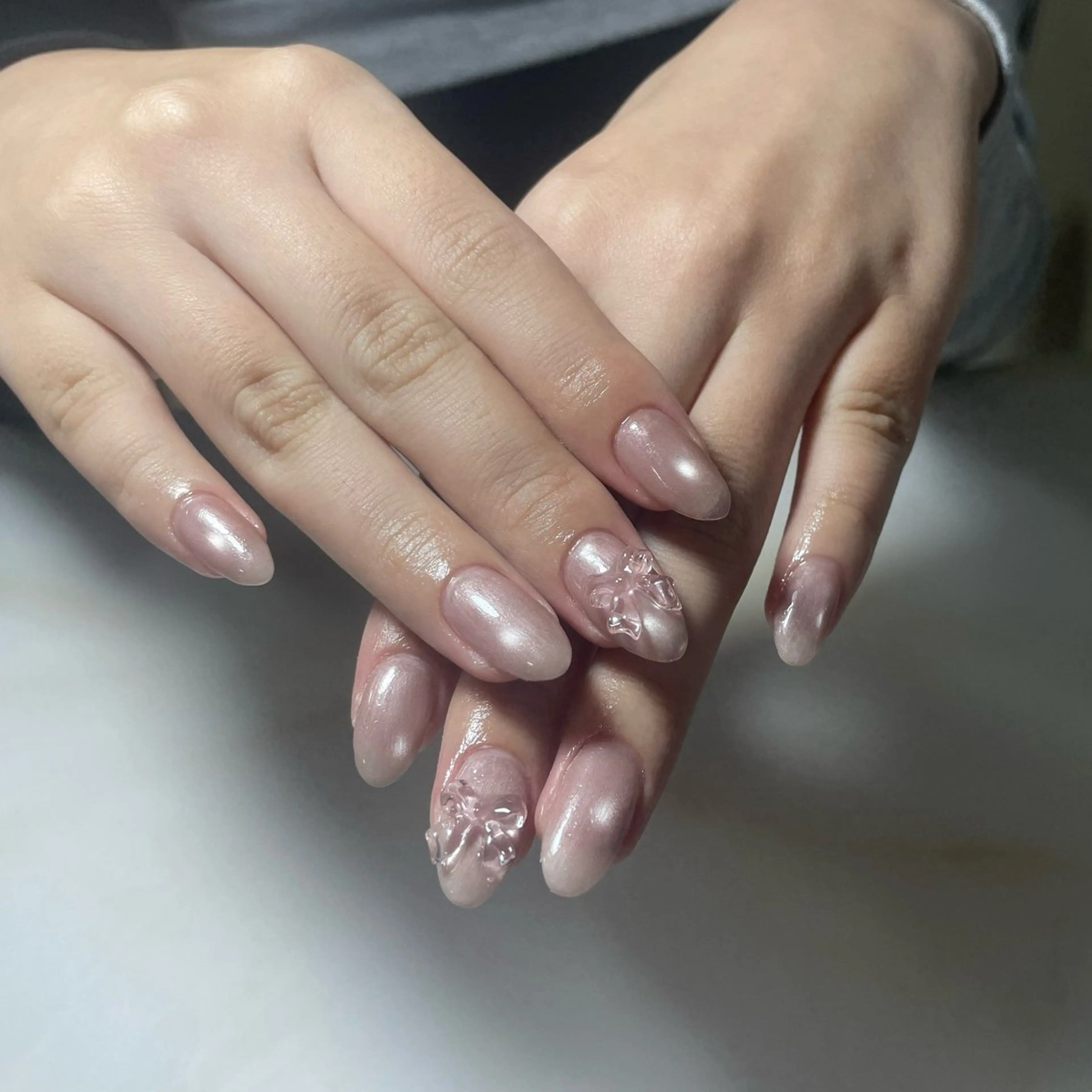 ネイル アートネイル フレンチネイル ジェルネイル グラデーション 韓国ネイル 久保田 マリコのネイルデザイン