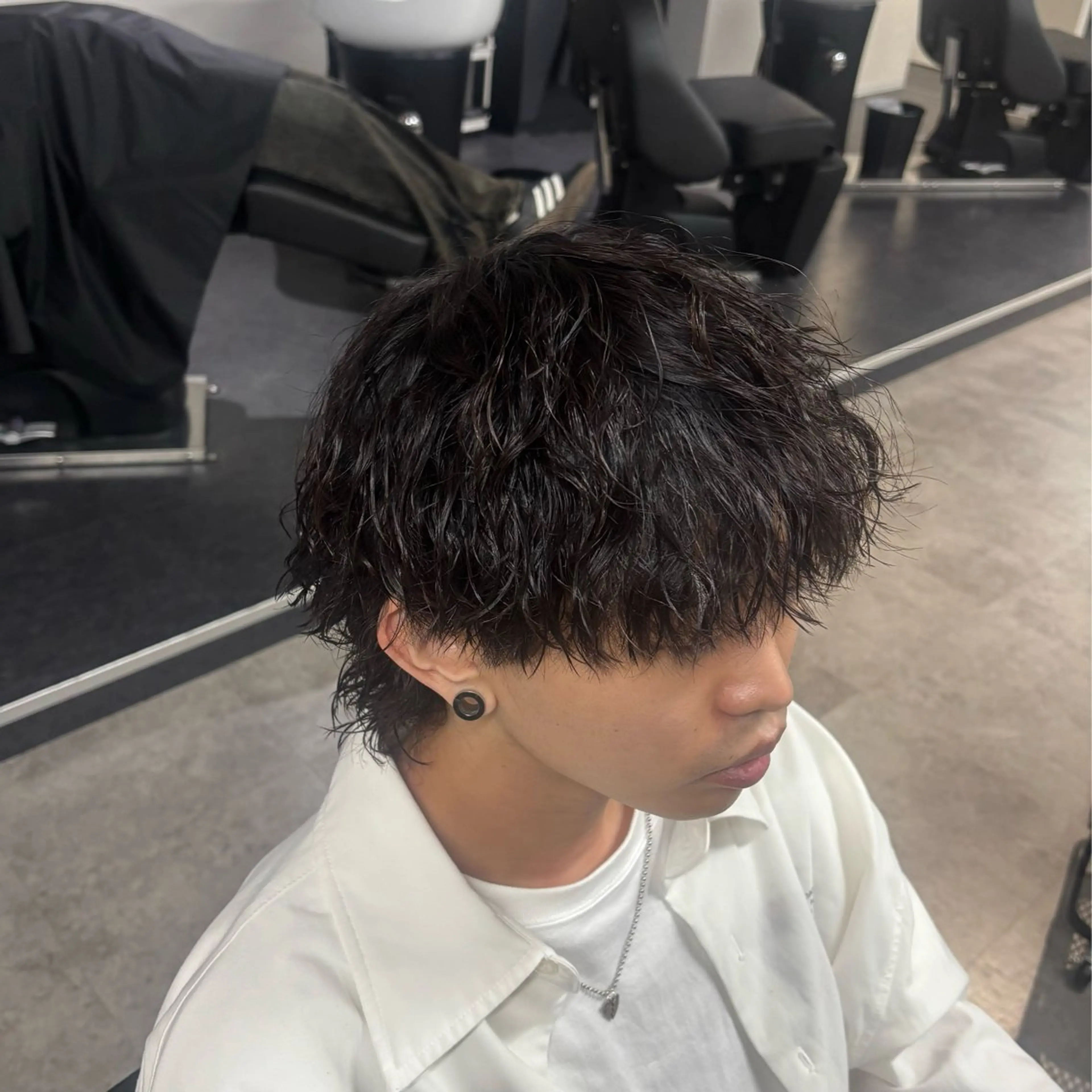 メンズ りあん/ 越谷/パーマのヘアスタイル