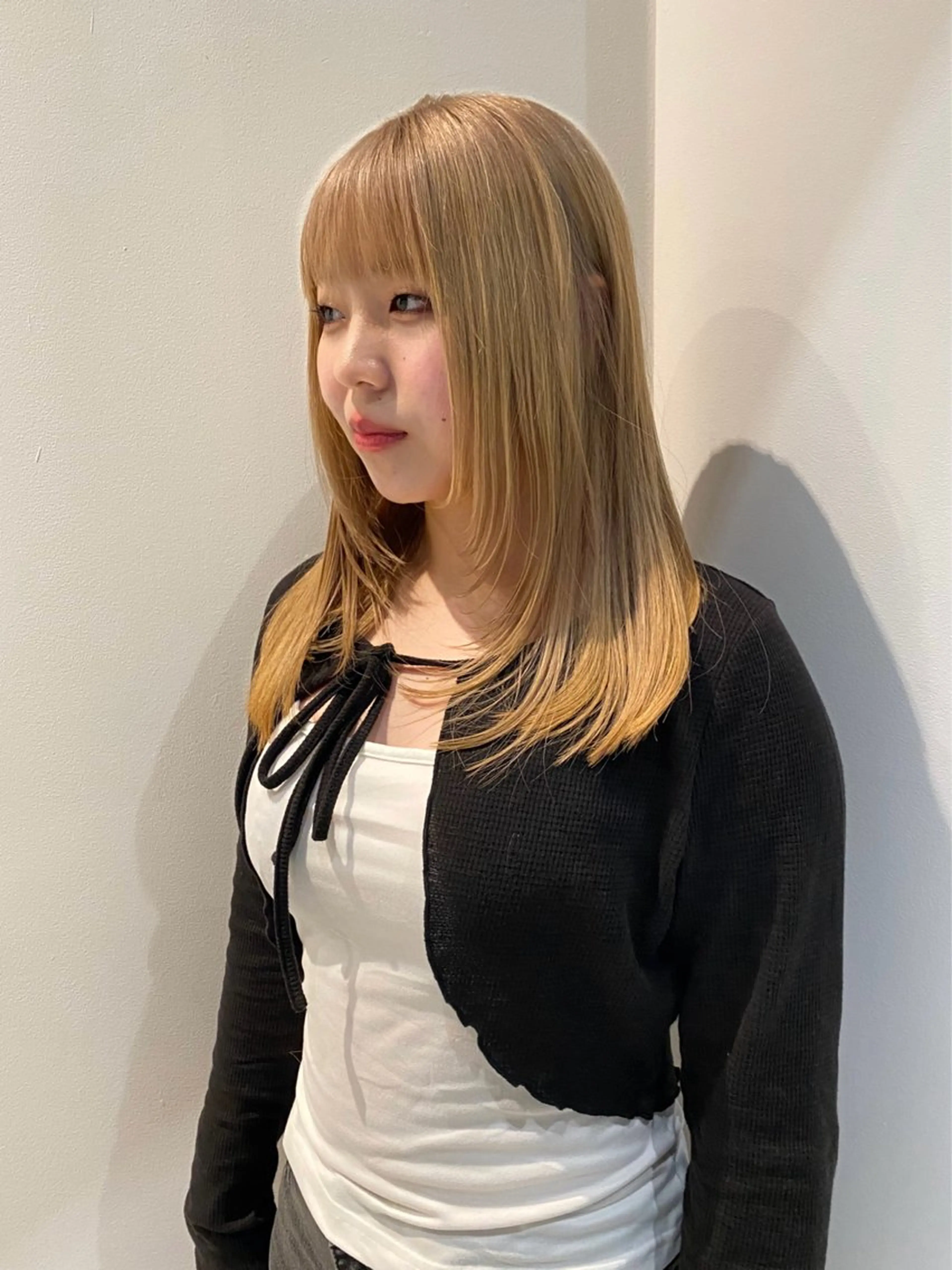 セミロング カラー カット ヘアカラー トリートメント mai / linoah˚✧のヘアスタイル