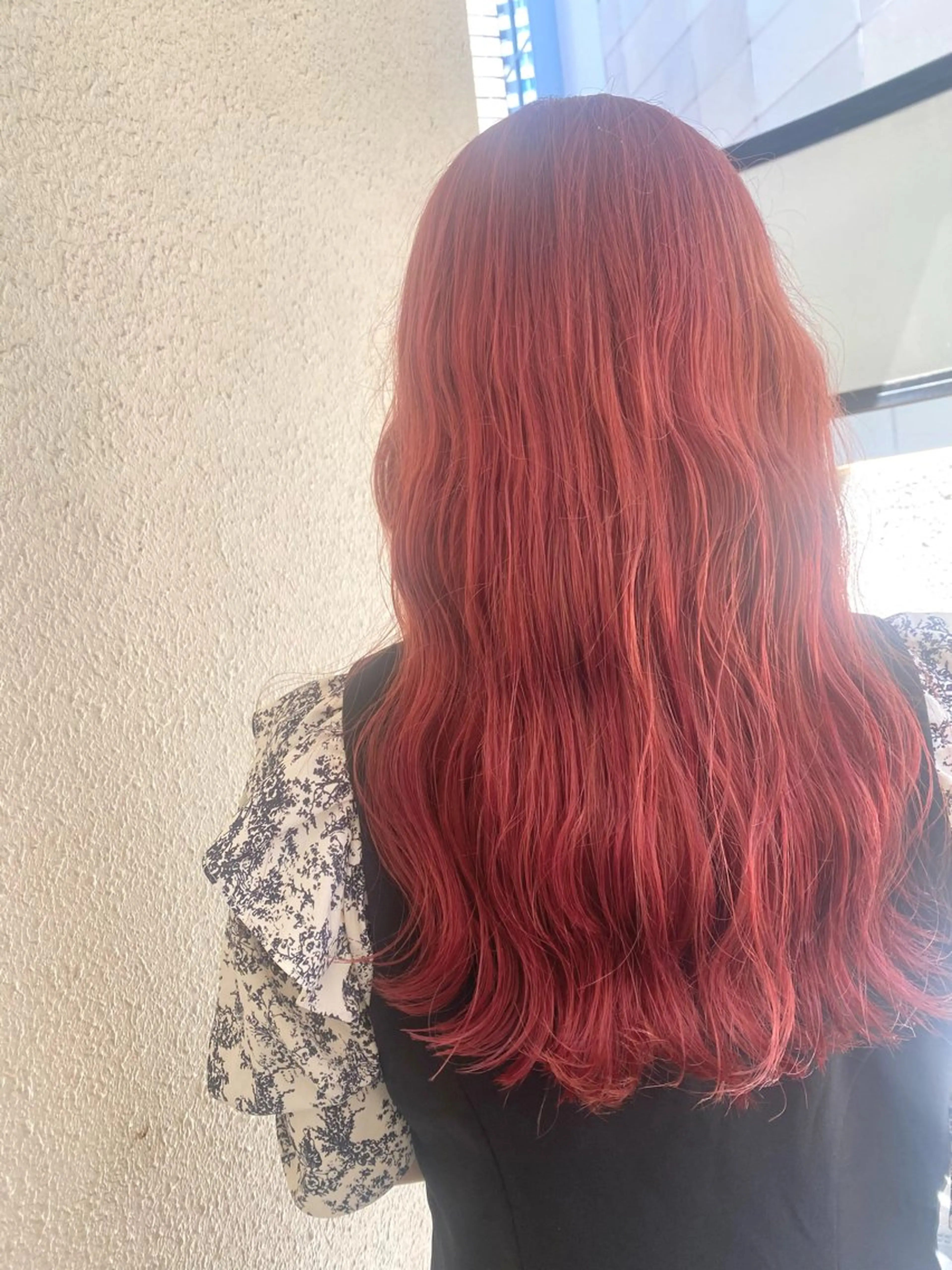 ロング カラー ブリーチカラーと、髪 質改善。HARUKAのヘアスタイル