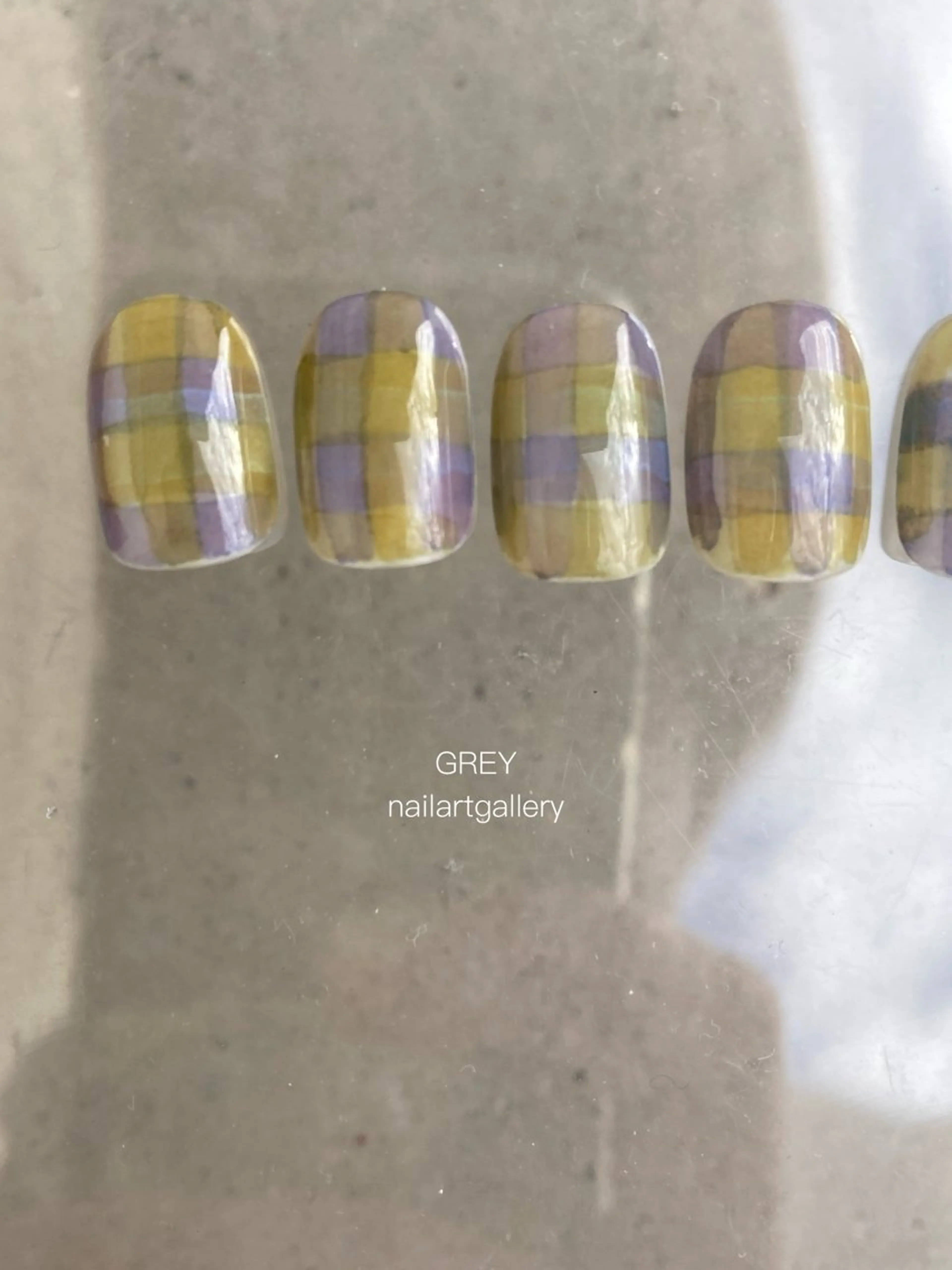 ネイル アートネイル 【GREY】 TAIRAのネイルデザイン