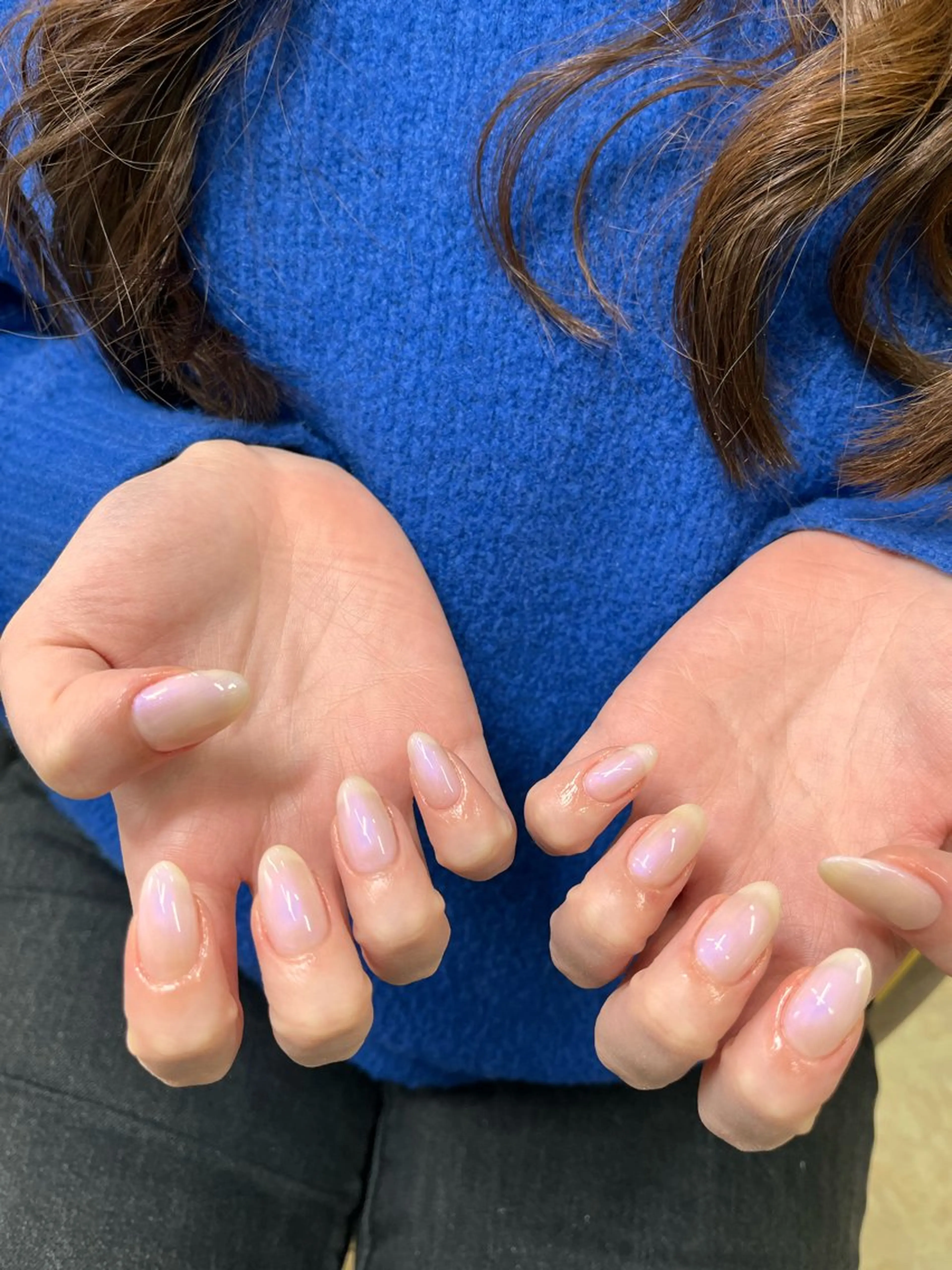 ミディアム ハンドネイル フットネイル Silent /話さないネイルサロン所属・Silent 話さないネイルサロンのネイルデザイン