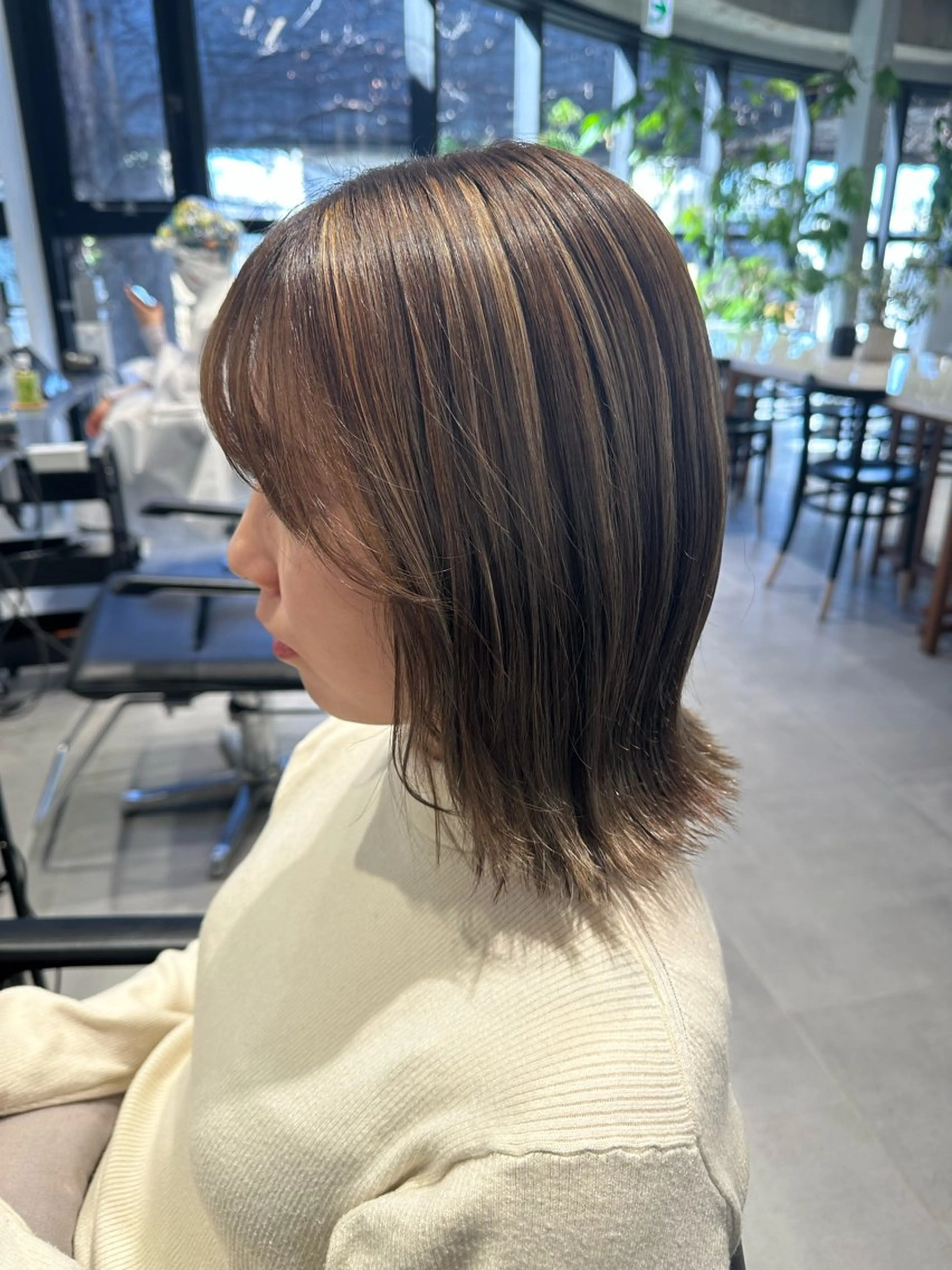 ミディアム ボブ/似合わせ レイヤーcocomoのヘアスタイル
