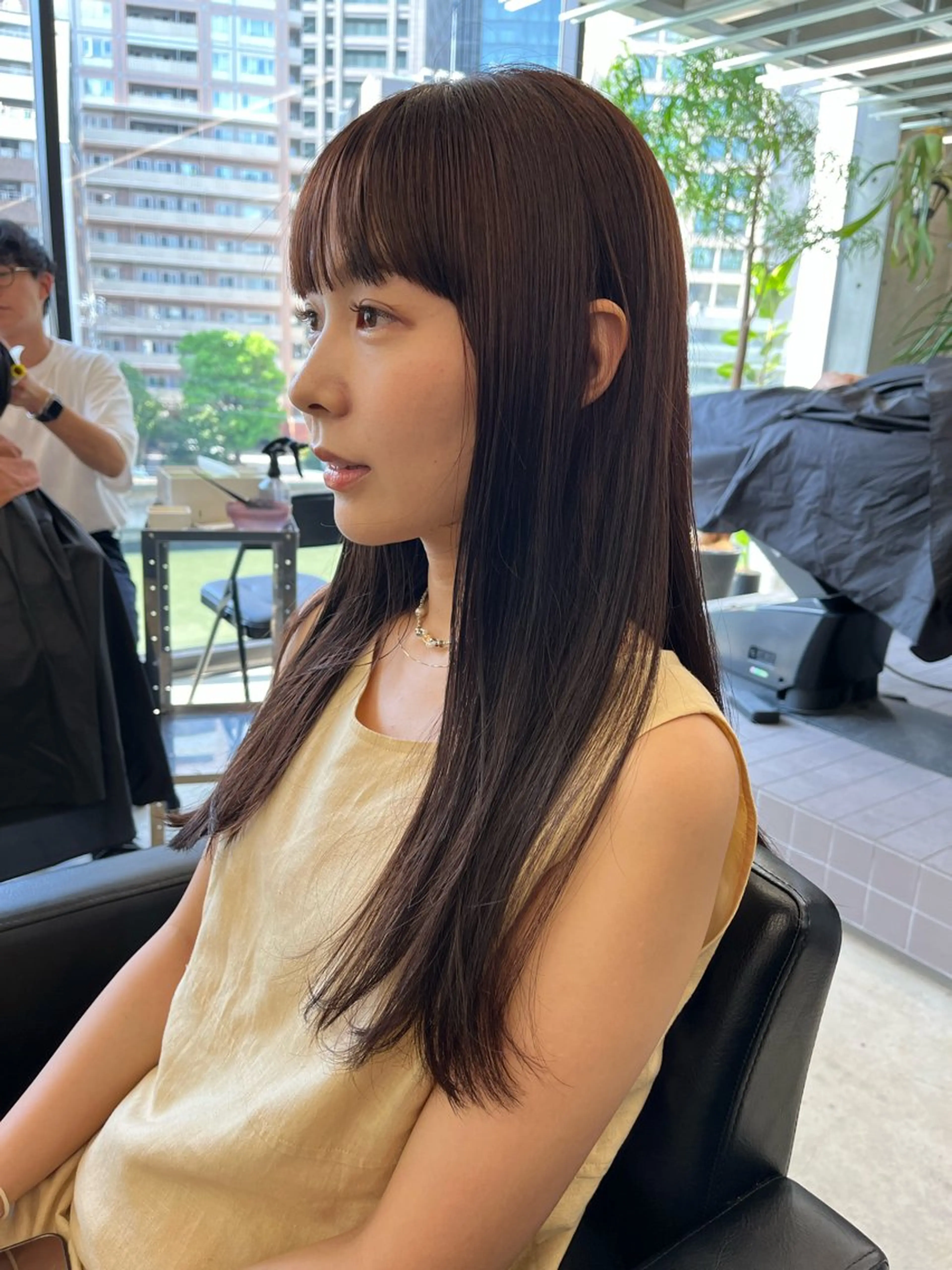 ロング カラー カット ヘアカラー ダブルカラー/ ケアブリーチ/クニトのヘアスタイル