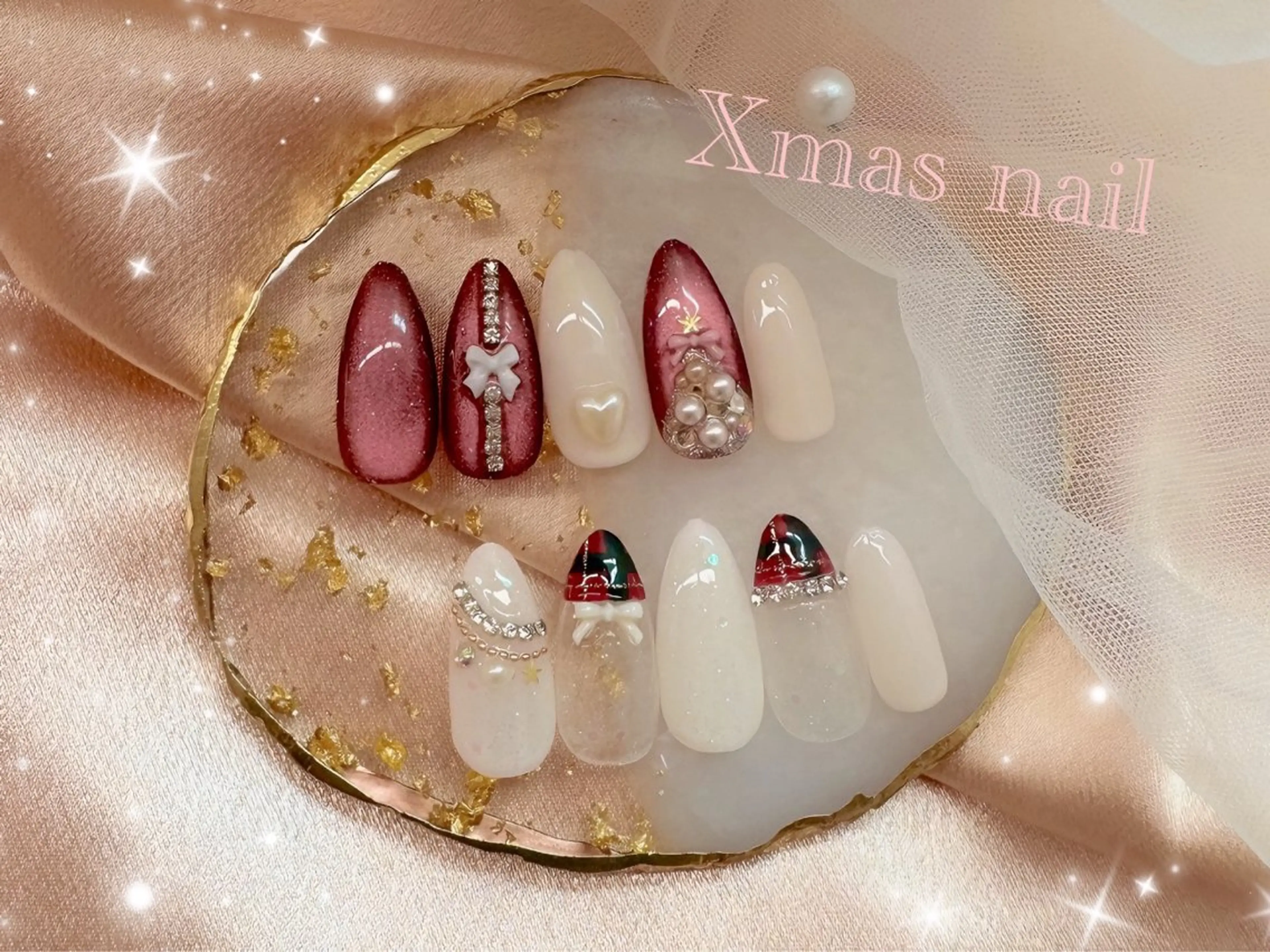 ネイル 冬ネイル クリスマス Pawtique nail salonのネイルデザイン