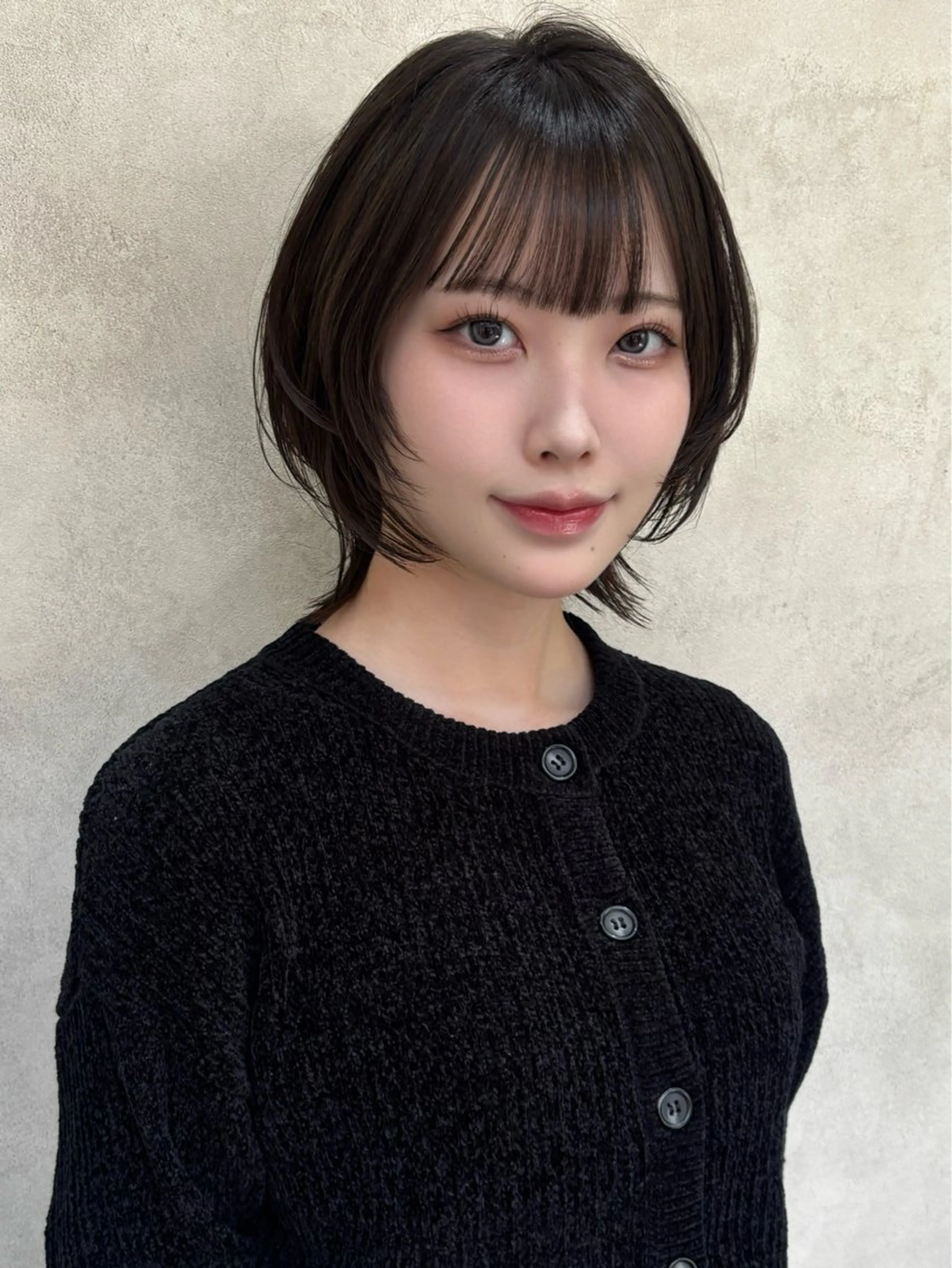 ショート ボブ カット トリートメント 🖤顔まわり 盛れヘア⟡アズサ🖤のヘアスタイル