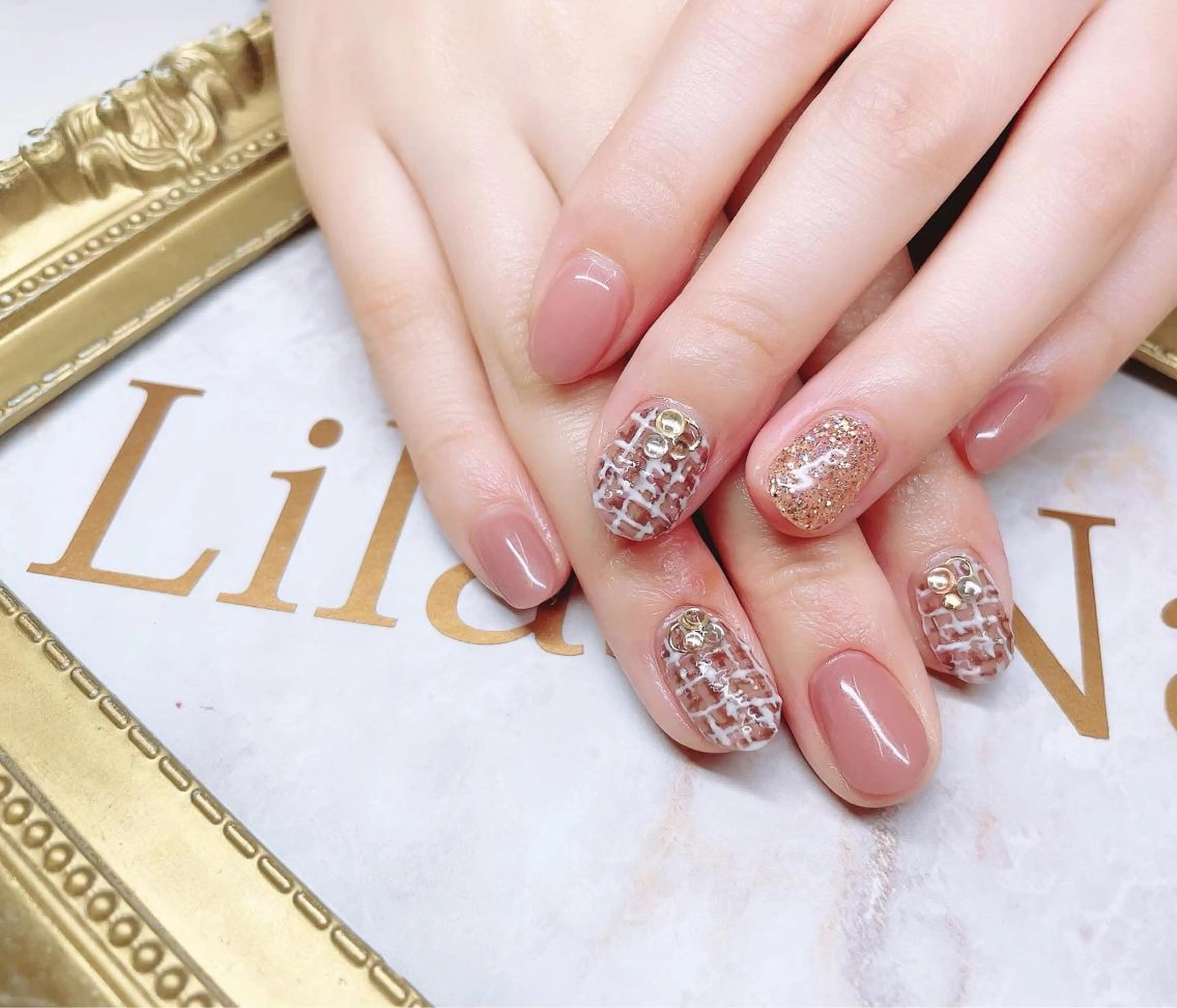 ネイル 入学式 フレンチネイル ジェルネイル グラデーション 卒業式 Lilas Nailのネイルデザイン