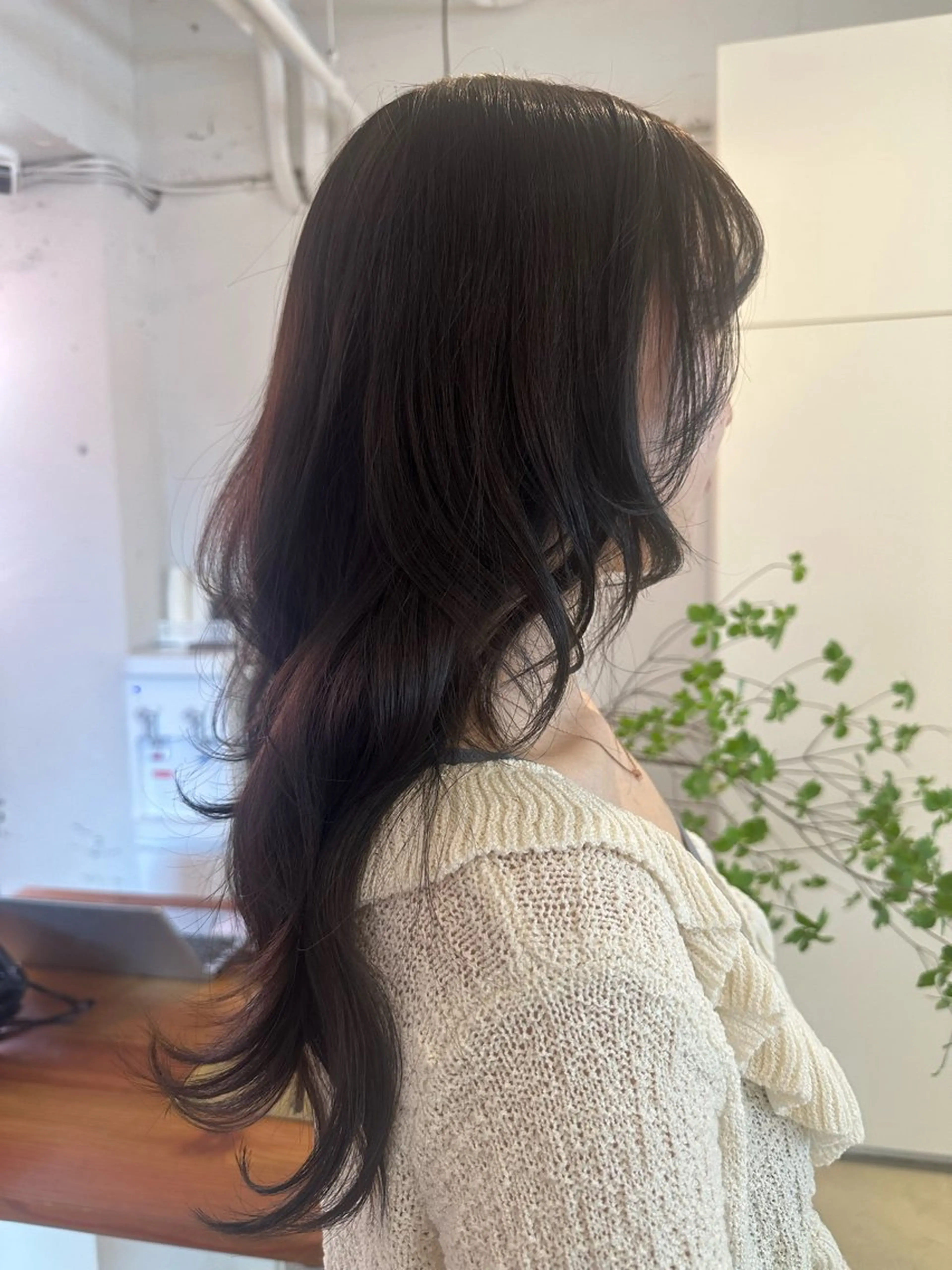 ロング カラー ヘアアレンジ ヘアカラー トリートメント AI/韓国語対 応/韓国ヘア🇰🇷のヘアスタイル