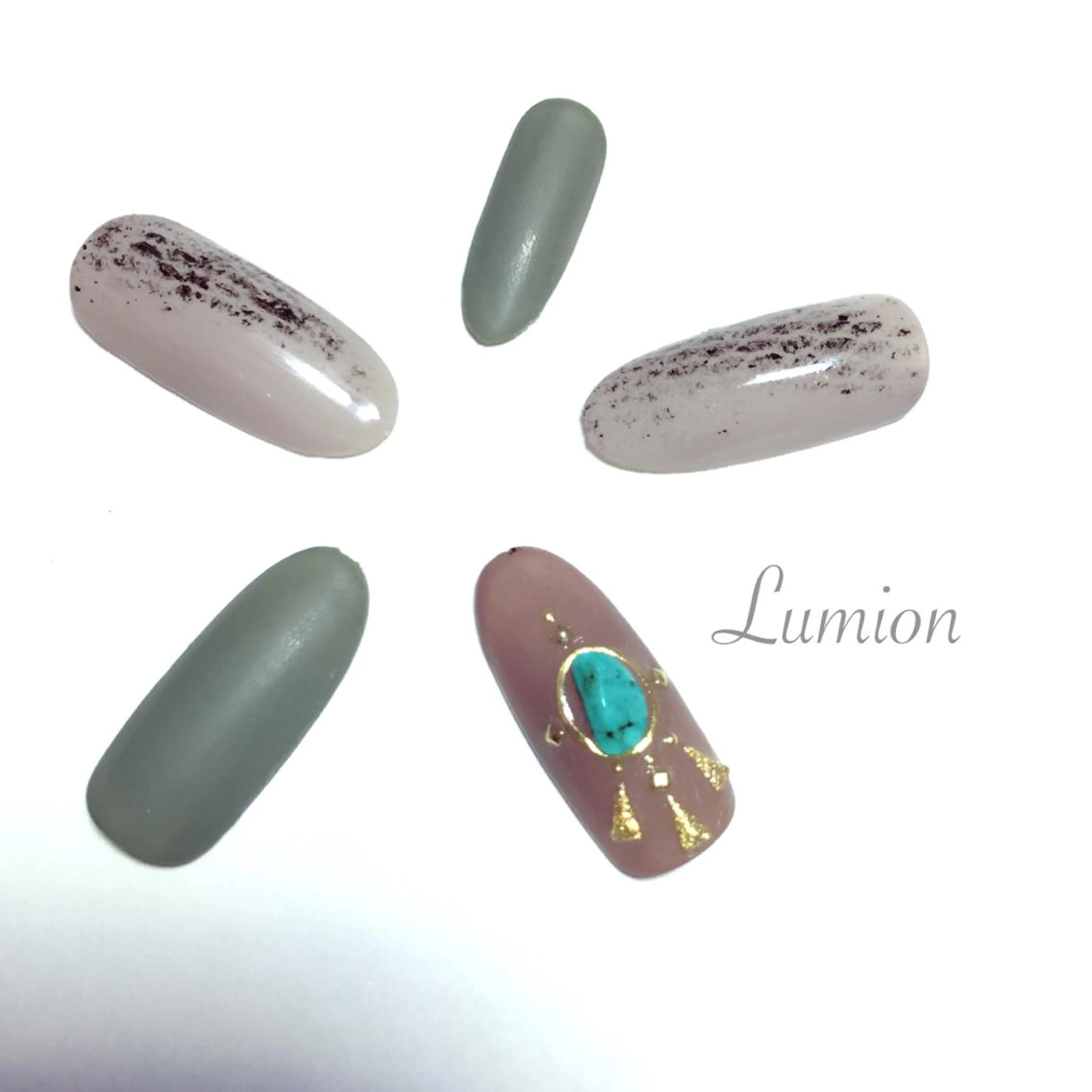 ネイル シンプルネイル ハンドネイル nailroom Lumionのネイルデザイン