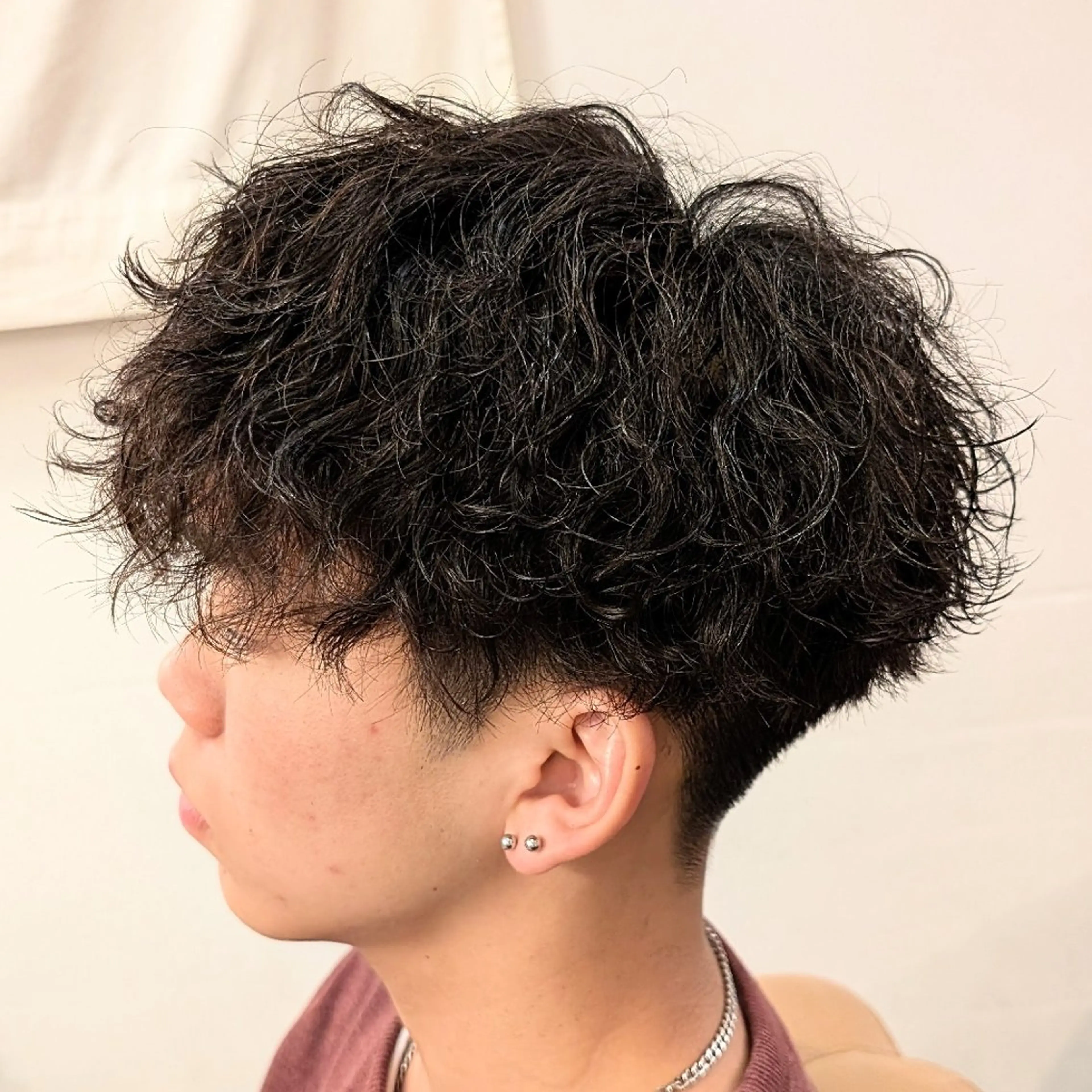 ショート パーマ カット パーマ 今井 杏星 【フェー ド/パーマ/カラー】のヘアスタイル