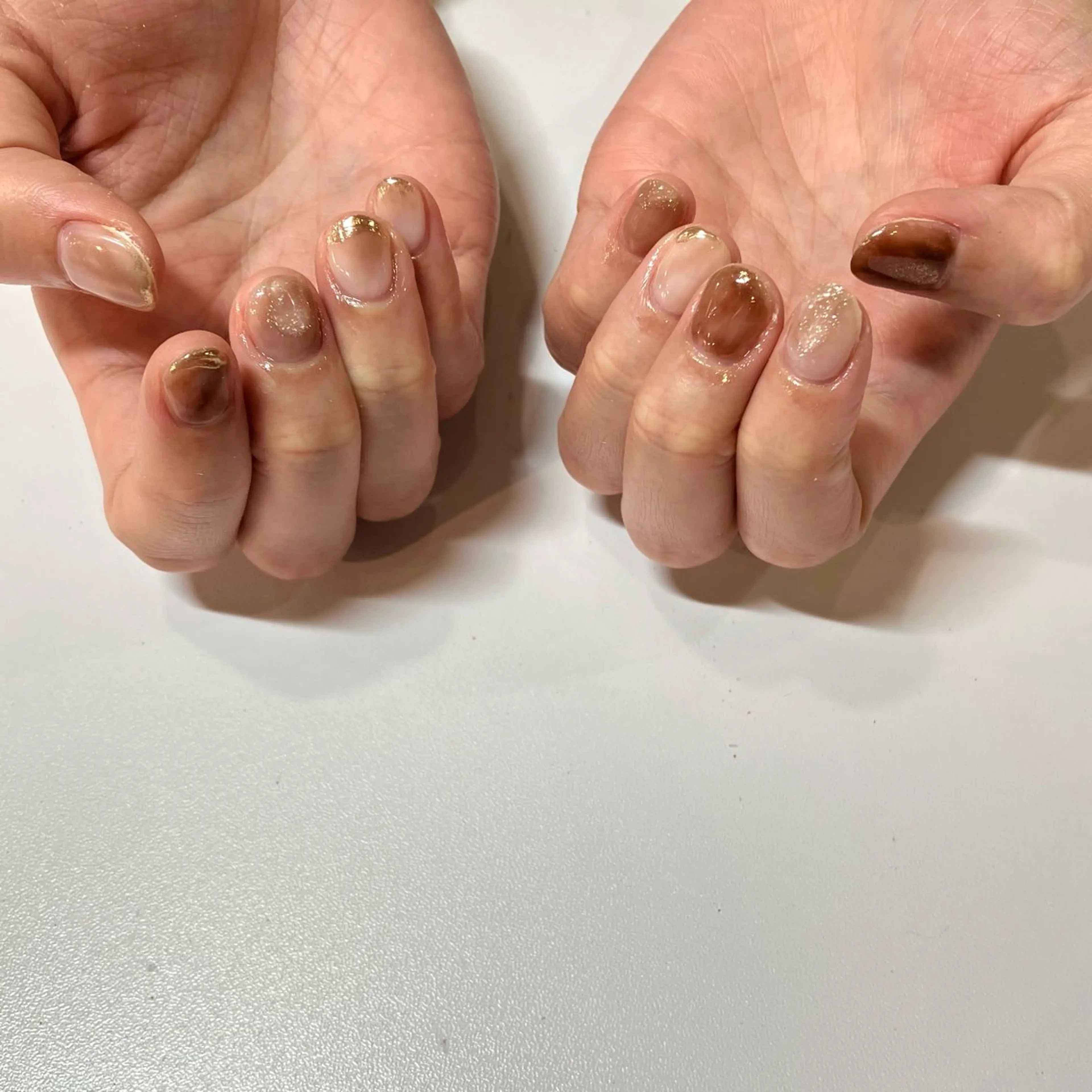 ネイル ニュアンスネイル Take Manaのネイルデザイン