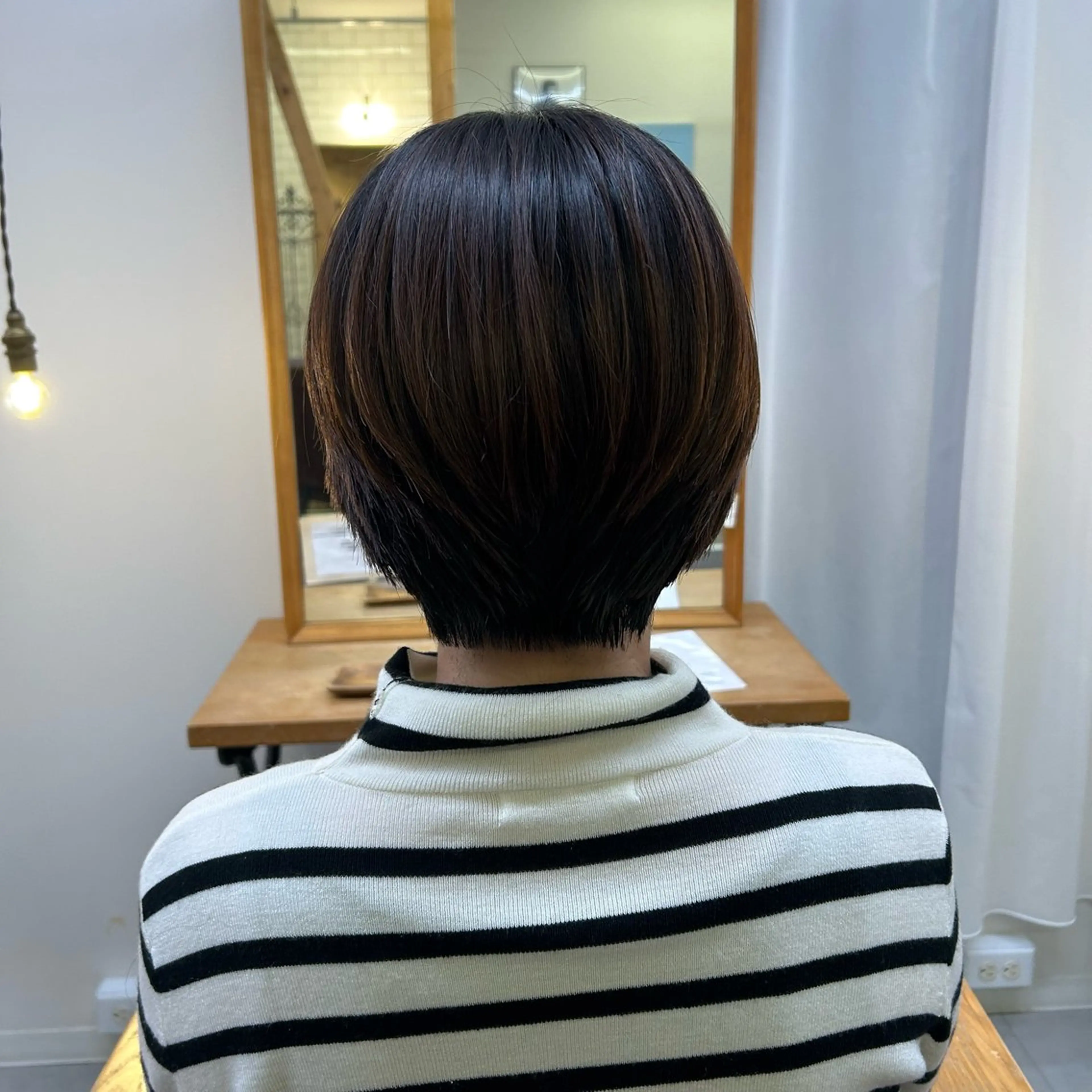 ショート 藤田 果穂のヘアスタイル