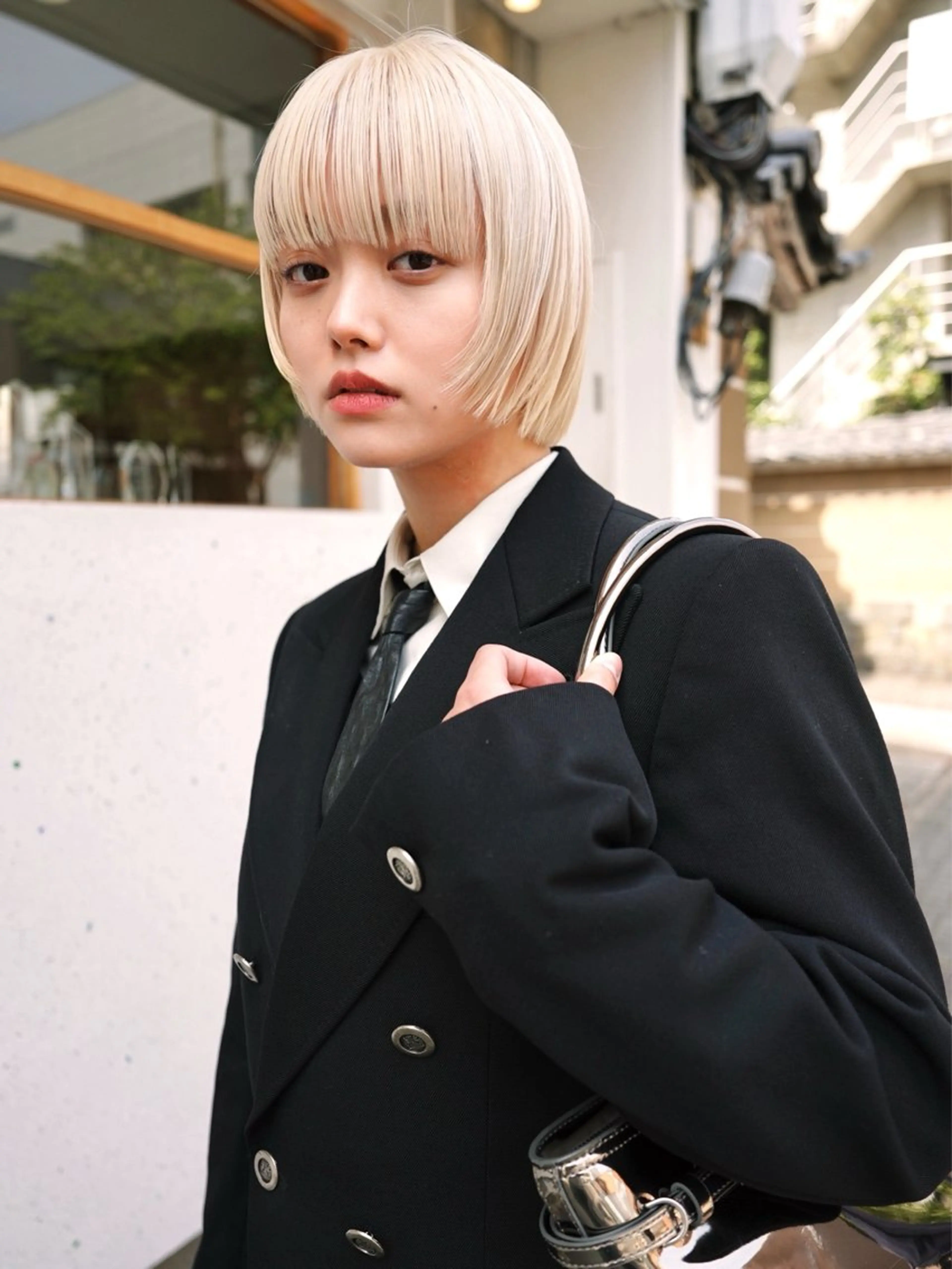 ショート カラー ボブ カット ヘアカラー トリートメント Kaito🐶/ デザイン/レイヤーのヘアスタイル