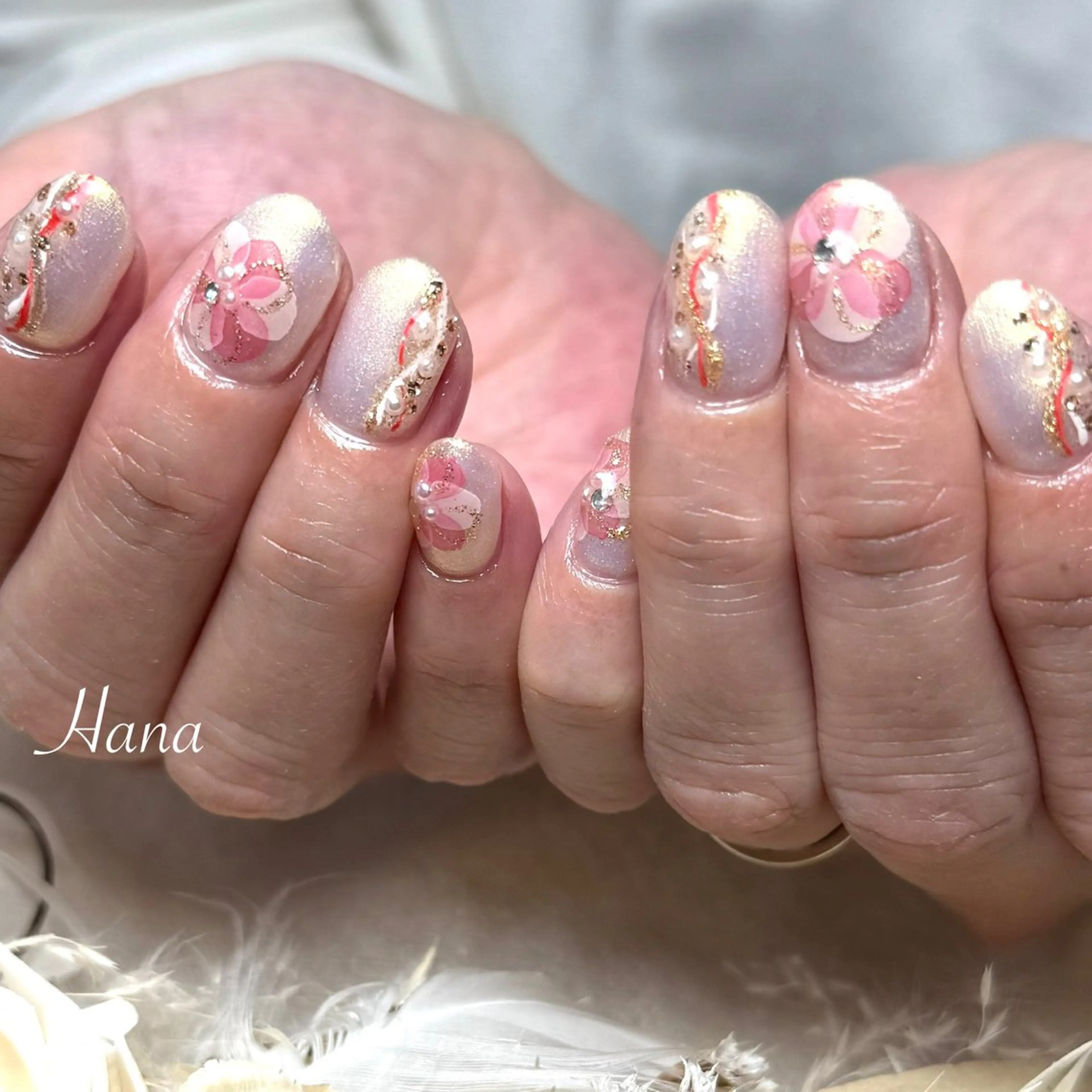 ネイル ハンドネイル Hana_ Rieのネイルデザイン