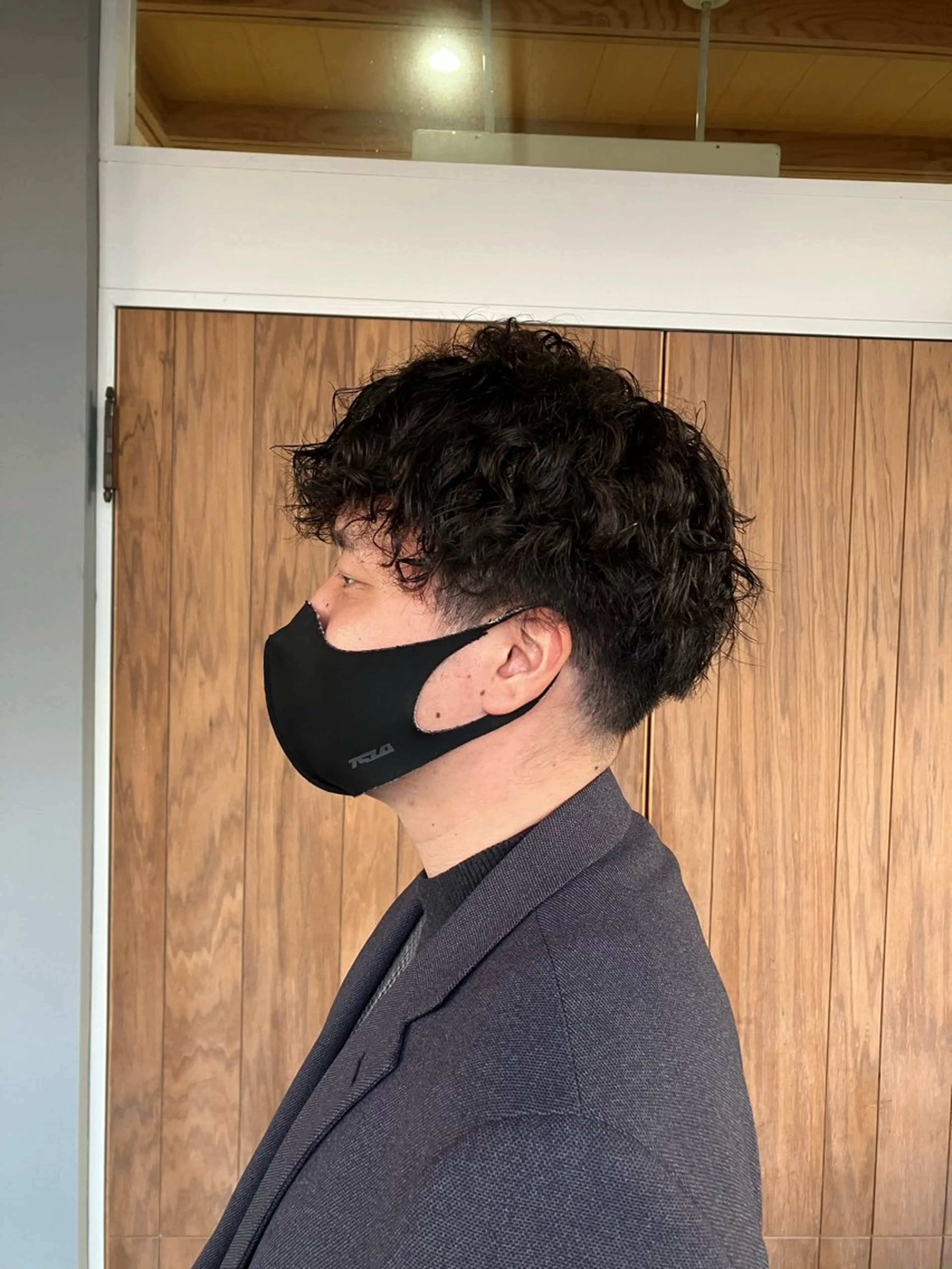 ショート パーマ メンズ 佐藤 悠生 メンズパーマ.カットのヘアスタイル