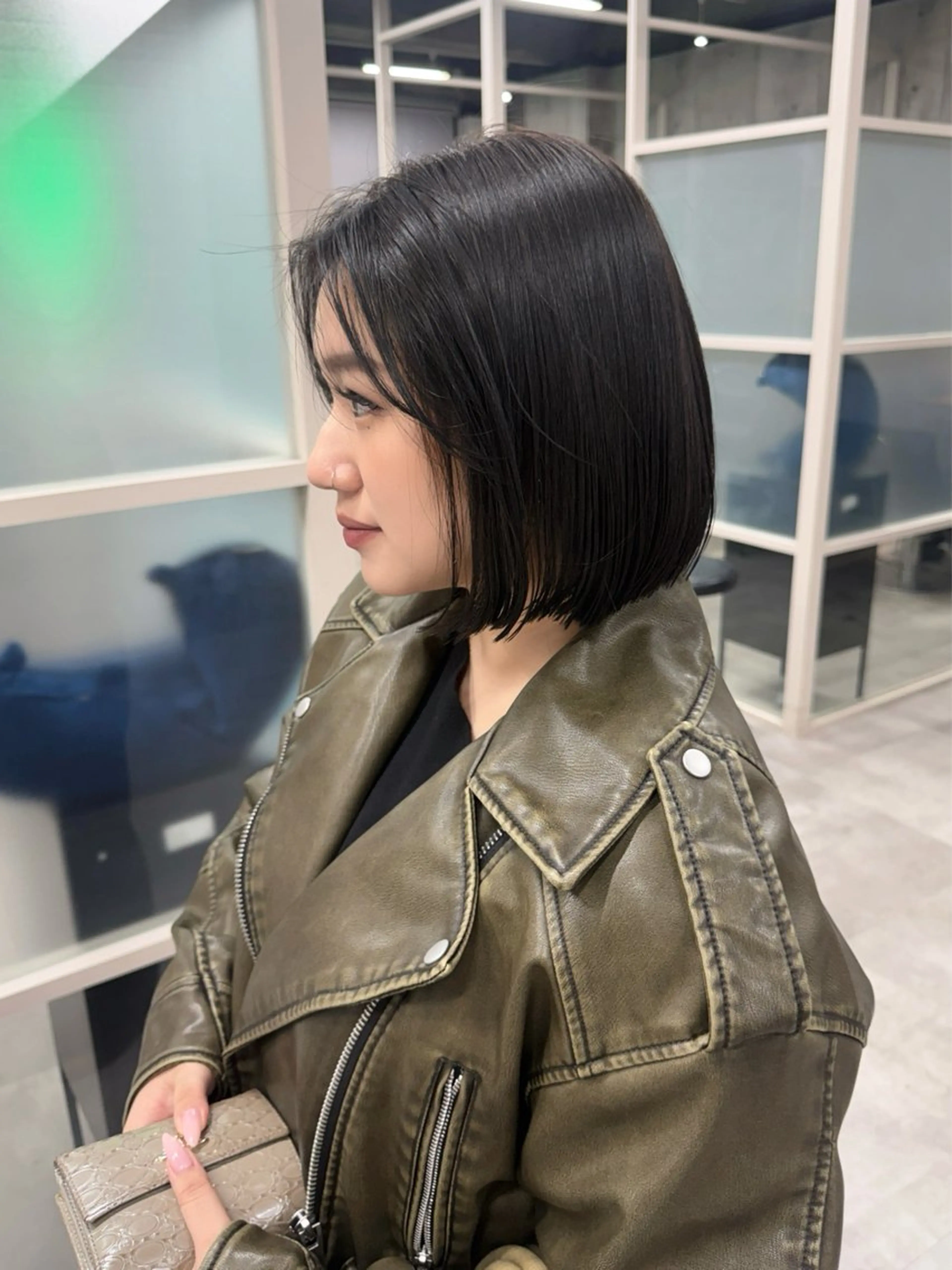 ショート カラー パーマ カット ヘアカラー 縮毛矯正 トリートメント ayano /レイヤー/艶カラーのヘアスタイル