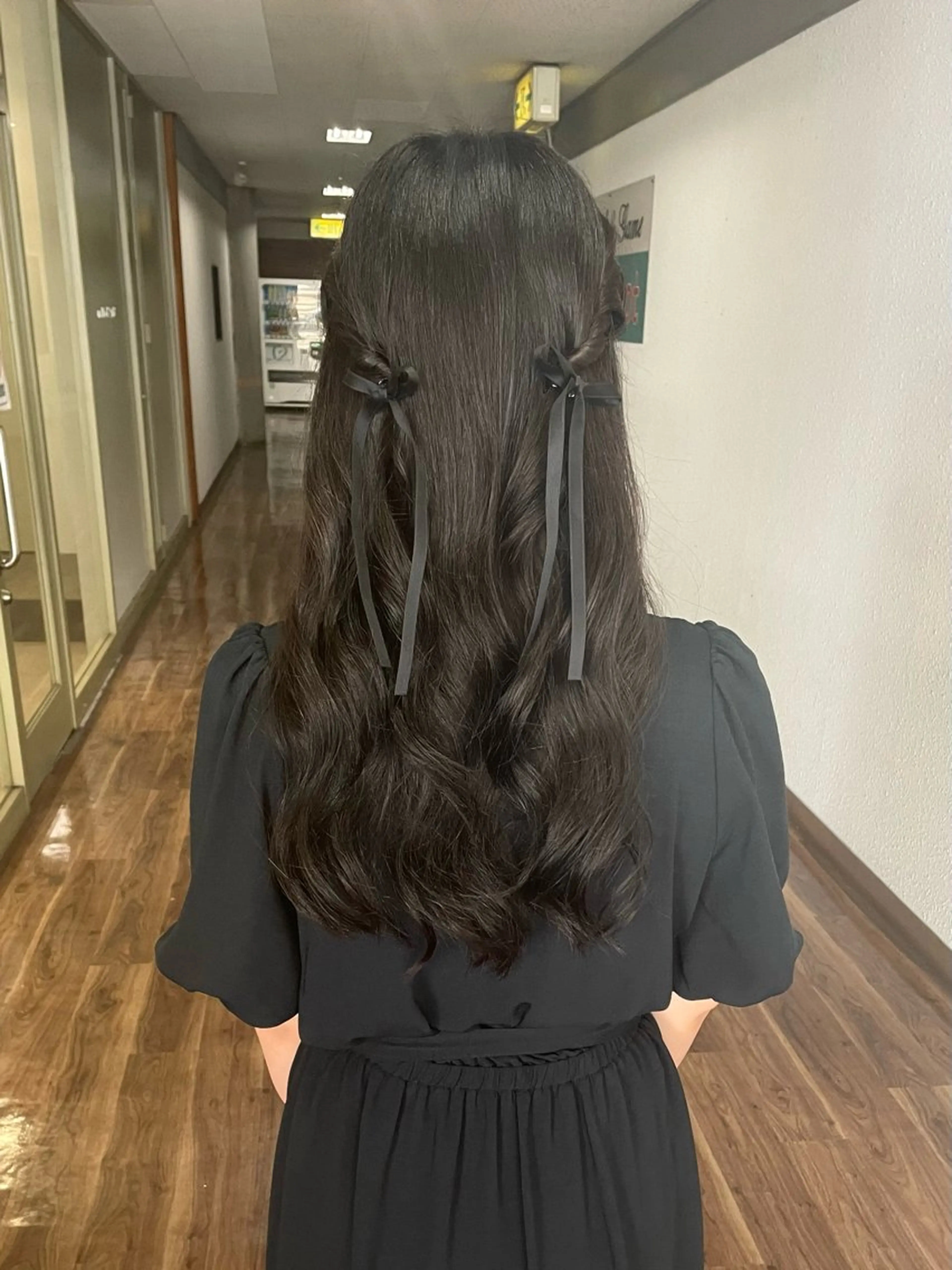 ヘアアレンジ カットパーマモデル 山中 遥のヘアスタイル