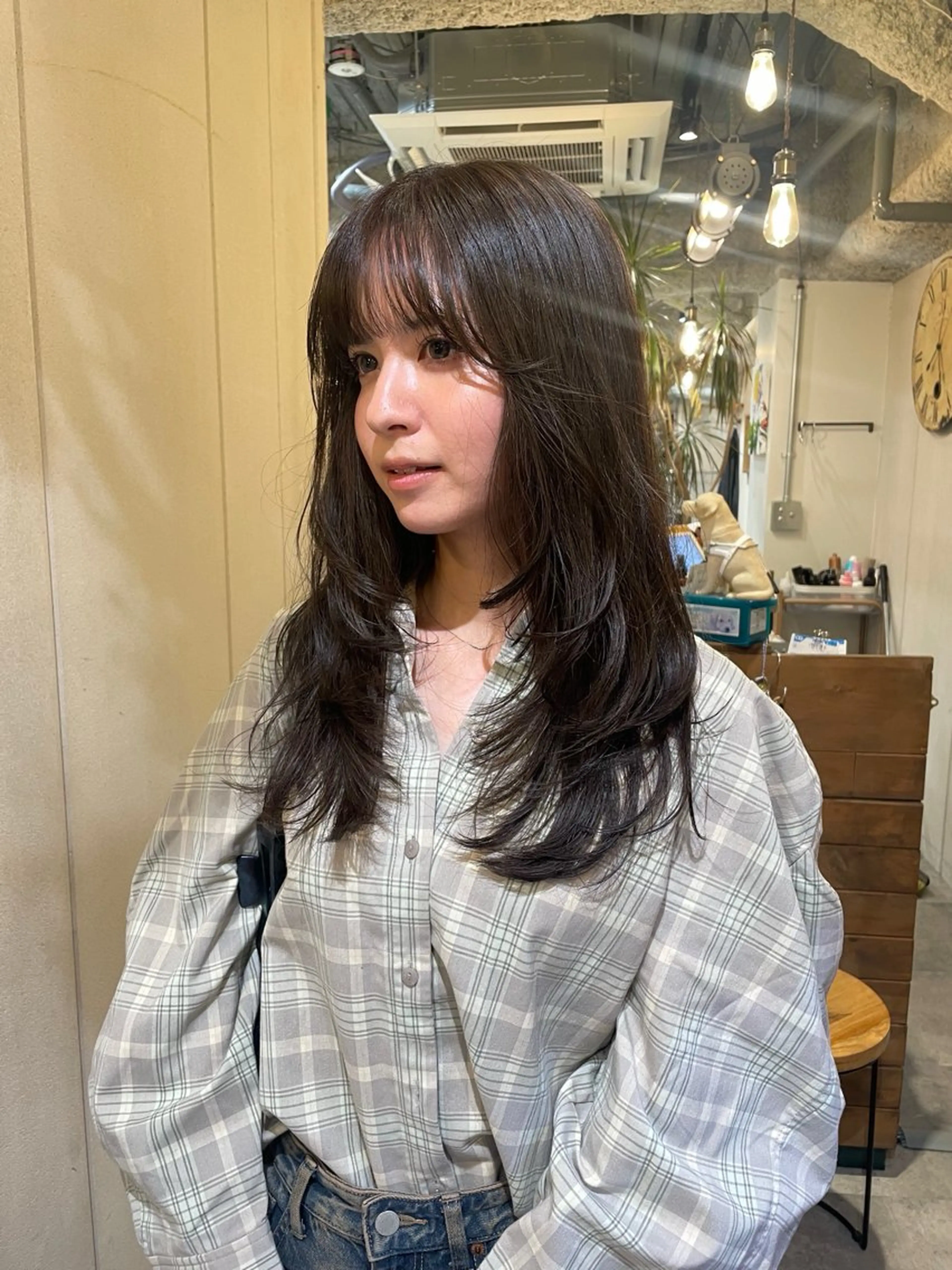 ロング カラー レイヤーカット カット ヘアカラー トリートメント 狩野 羅夢のヘアスタイル